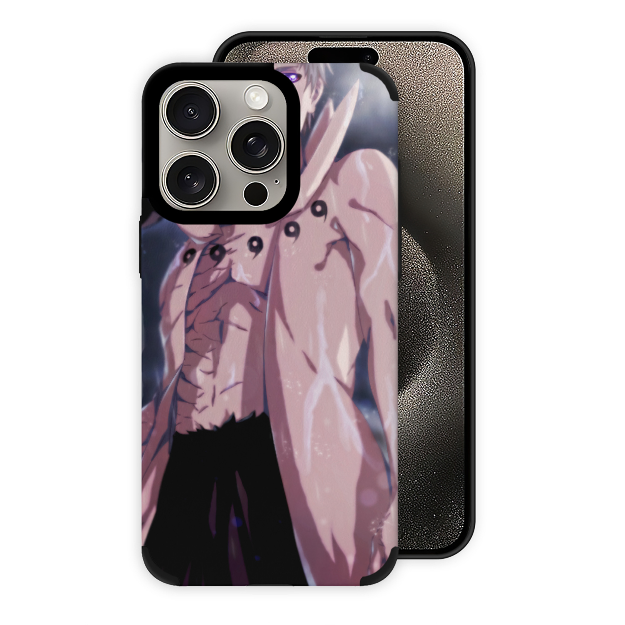 （画像用） NARUTO -ナルト- NARUTO -ナルト- 疾風伝 【iPhone15ProMax対応】 PUレザー スマホケース 耐衝撃＆黄変防止