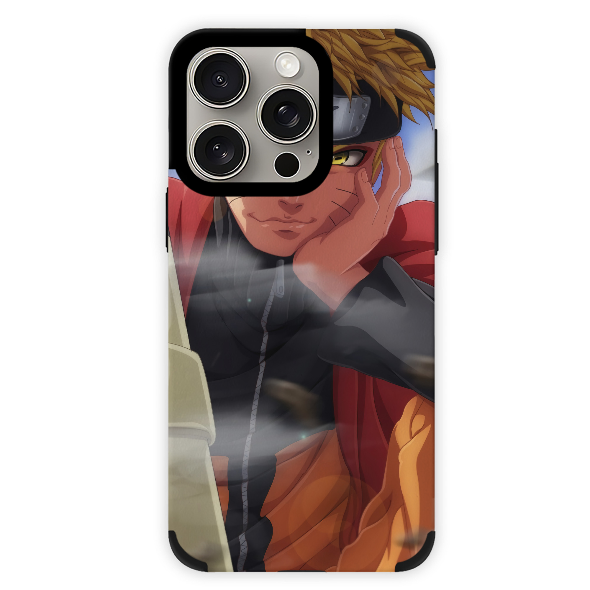（画像用） NARUTO -ナルト- NARUTO -ナルト- 疾風伝 【iPhone15ProMax対応】 PUレザー スマホケース 耐衝撃＆黄変防止