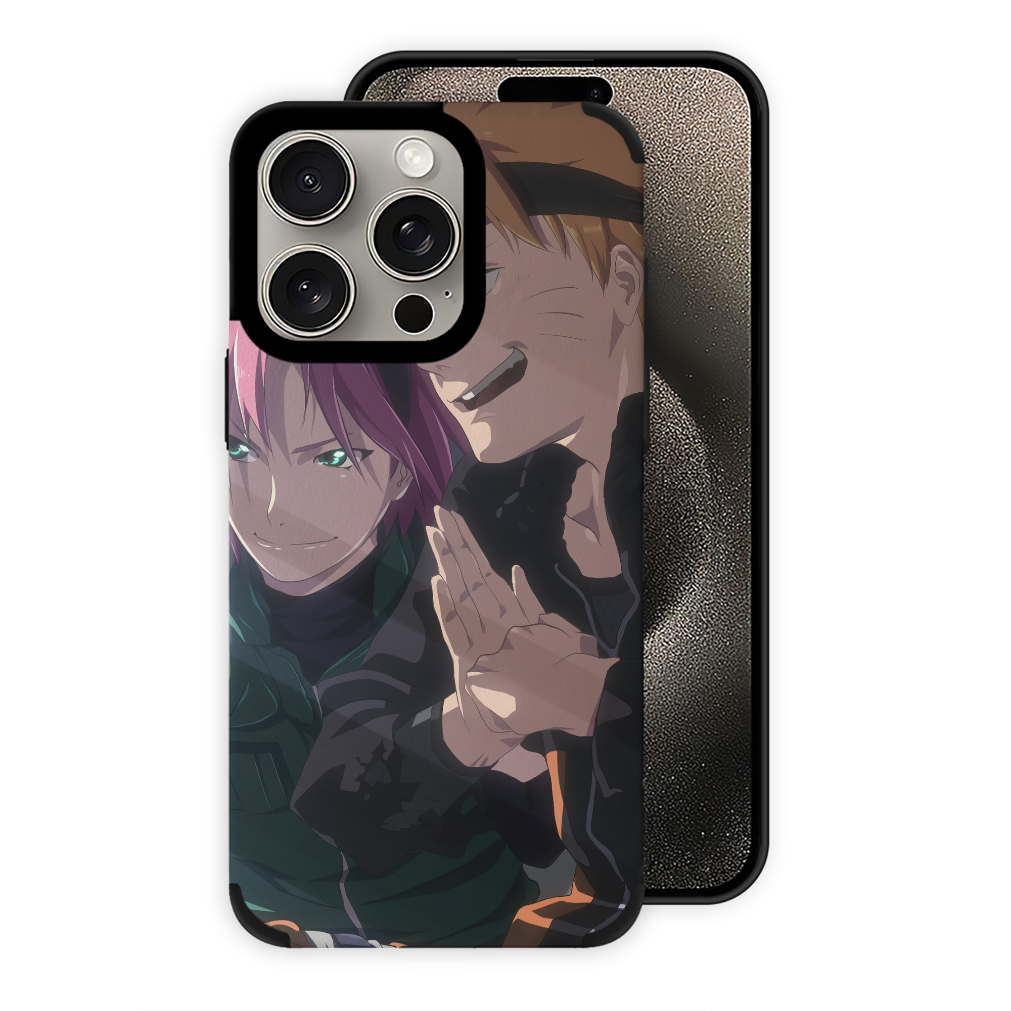 （画像用） NARUTO -ナルト- NARUTO -ナルト- 疾風伝 【iPhone15ProMax対応】 PUレザー スマホケース 耐衝撃＆黄変防止