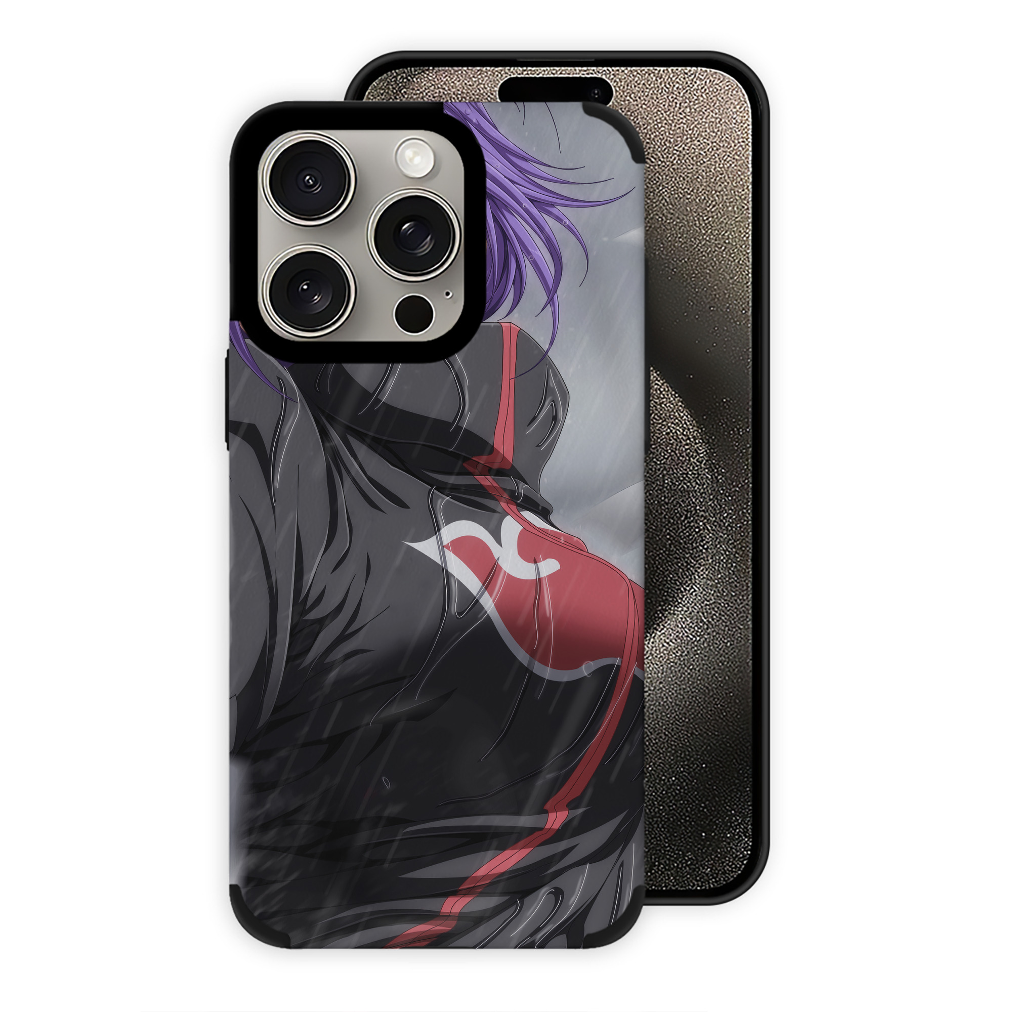 （画像用） NARUTO -ナルト- NARUTO -ナルト- 疾風伝 【iPhone15ProMax対応】 PUレザー スマホケース 耐衝撃＆黄変防止