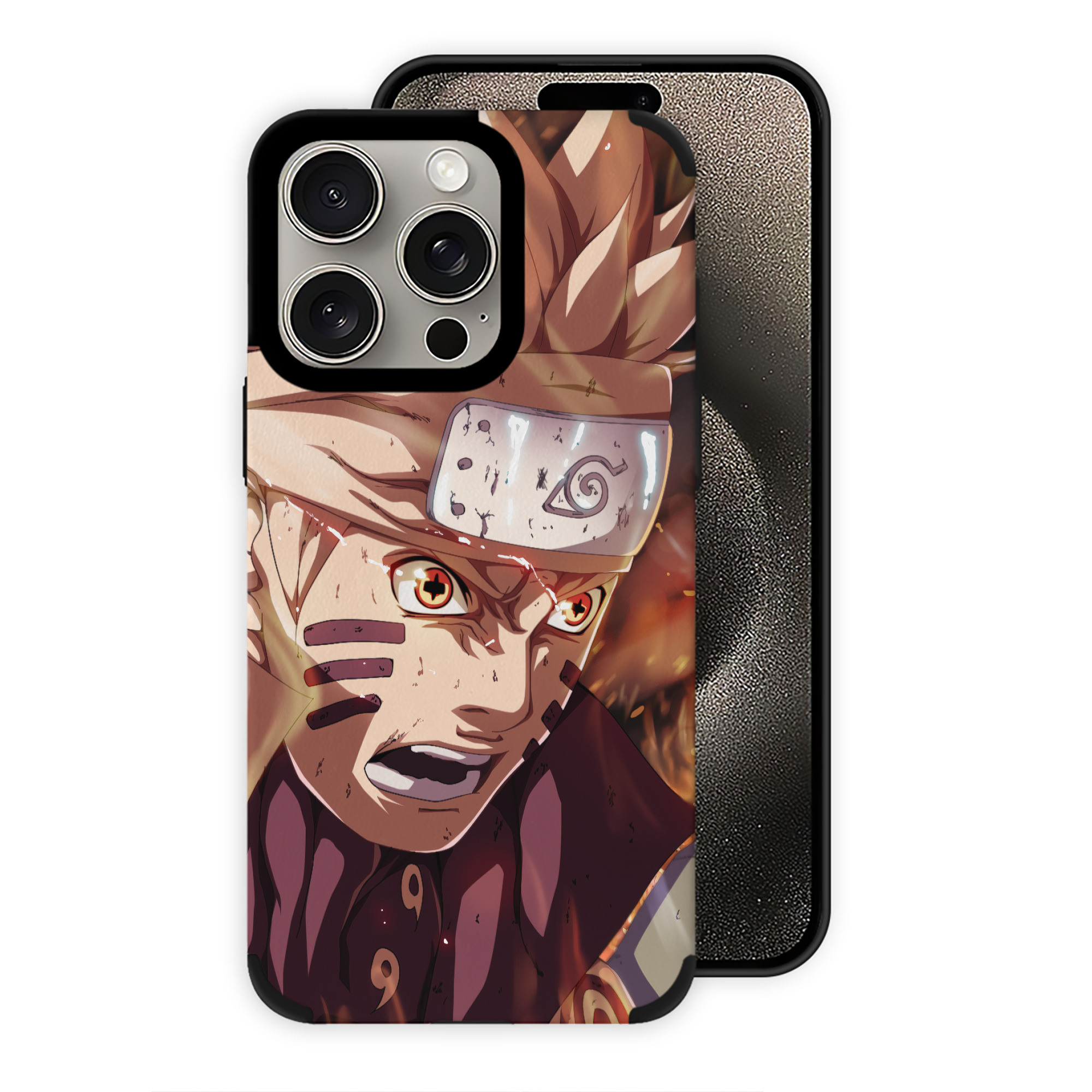 （画像用） NARUTO -ナルト- NARUTO -ナルト- 疾風伝 【iPhone15ProMax対応】 PUレザー スマホケース 耐衝撃＆黄変防止