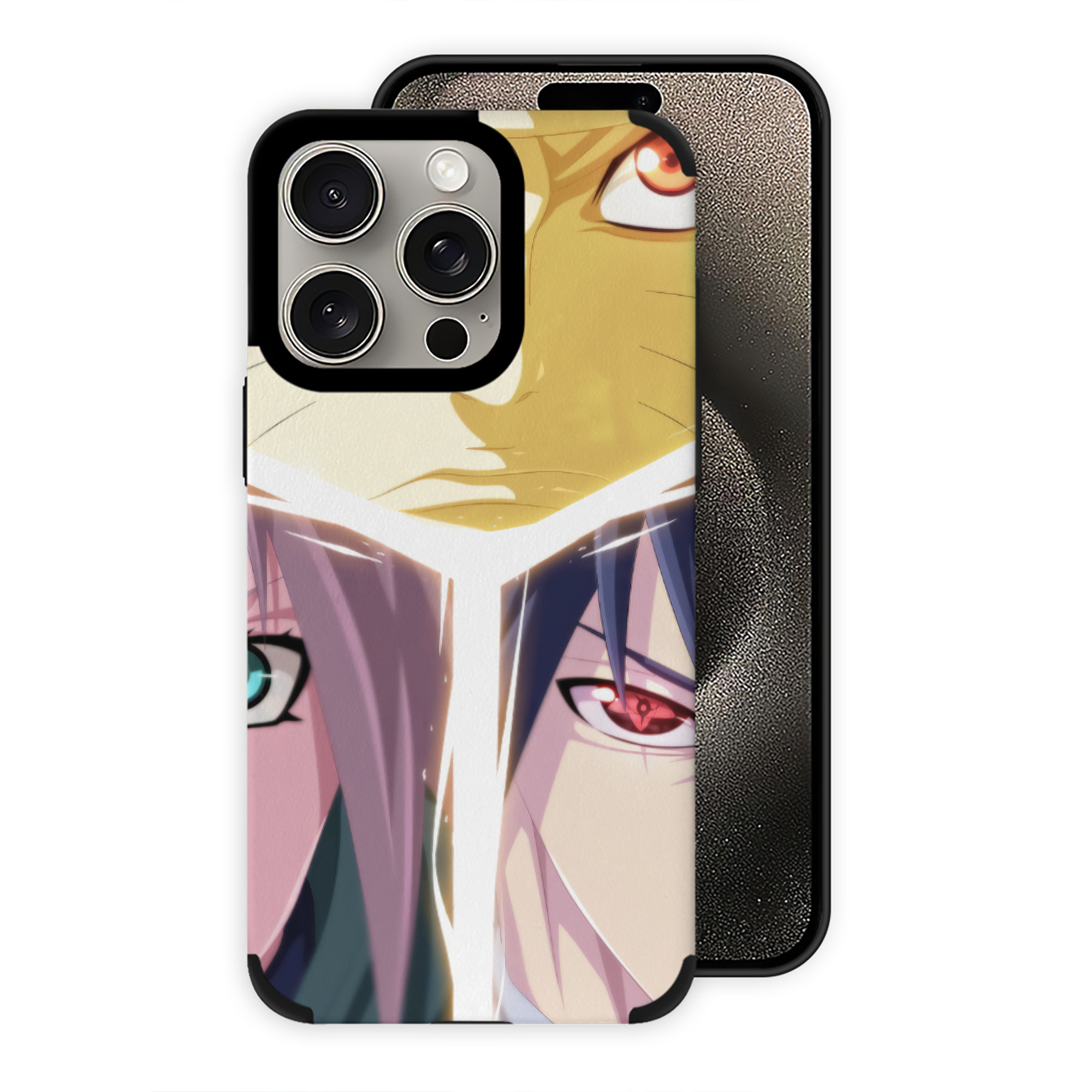 （画像用） NARUTO -ナルト- NARUTO -ナルト- 疾風伝 【iPhone15ProMax対応】 PUレザー スマホケース 耐衝撃＆黄変防止