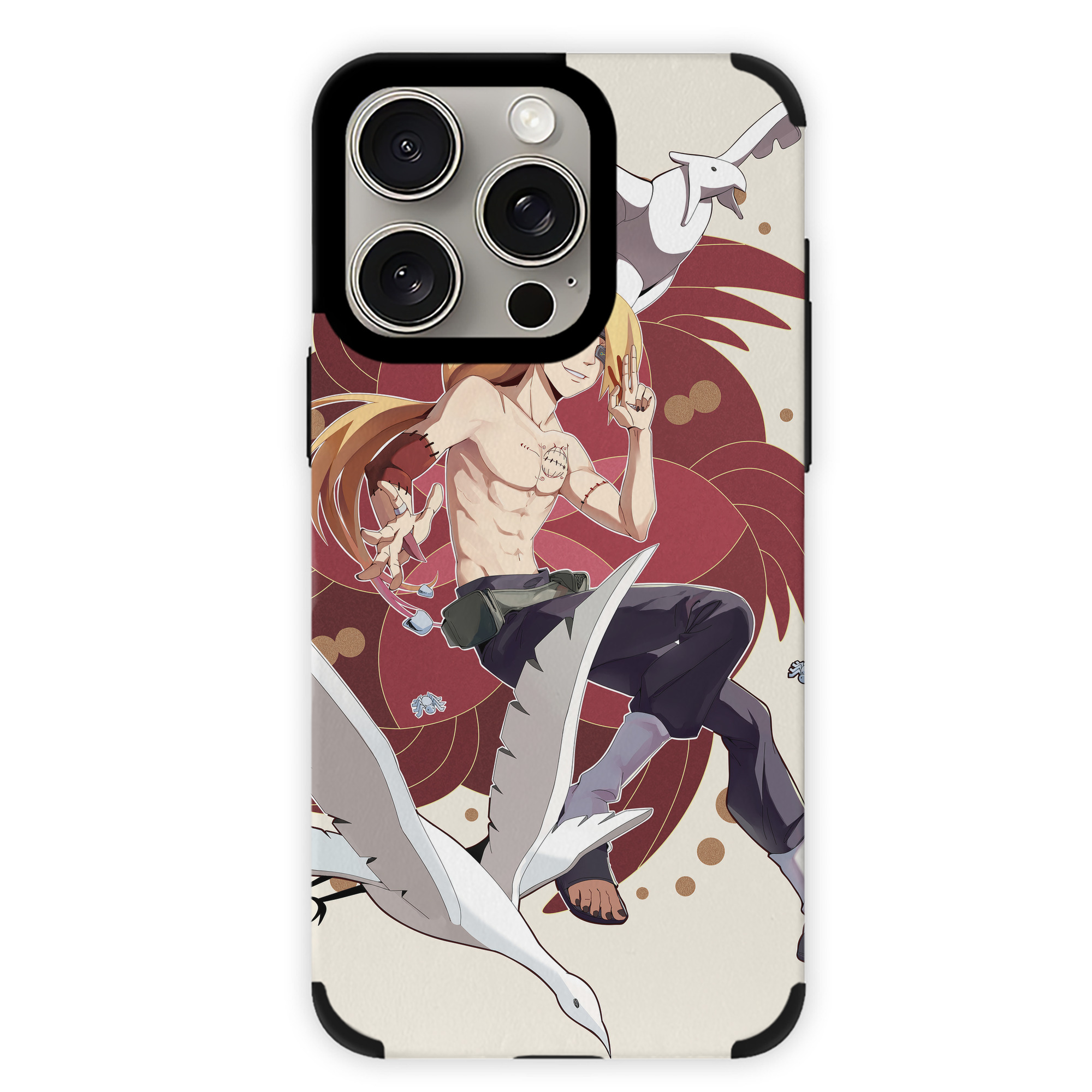 （画像用） NARUTO -ナルト- NARUTO -ナルト- 疾風伝 【iPhone15ProMax対応】 PUレザー スマホケース 耐衝撃＆黄変防止