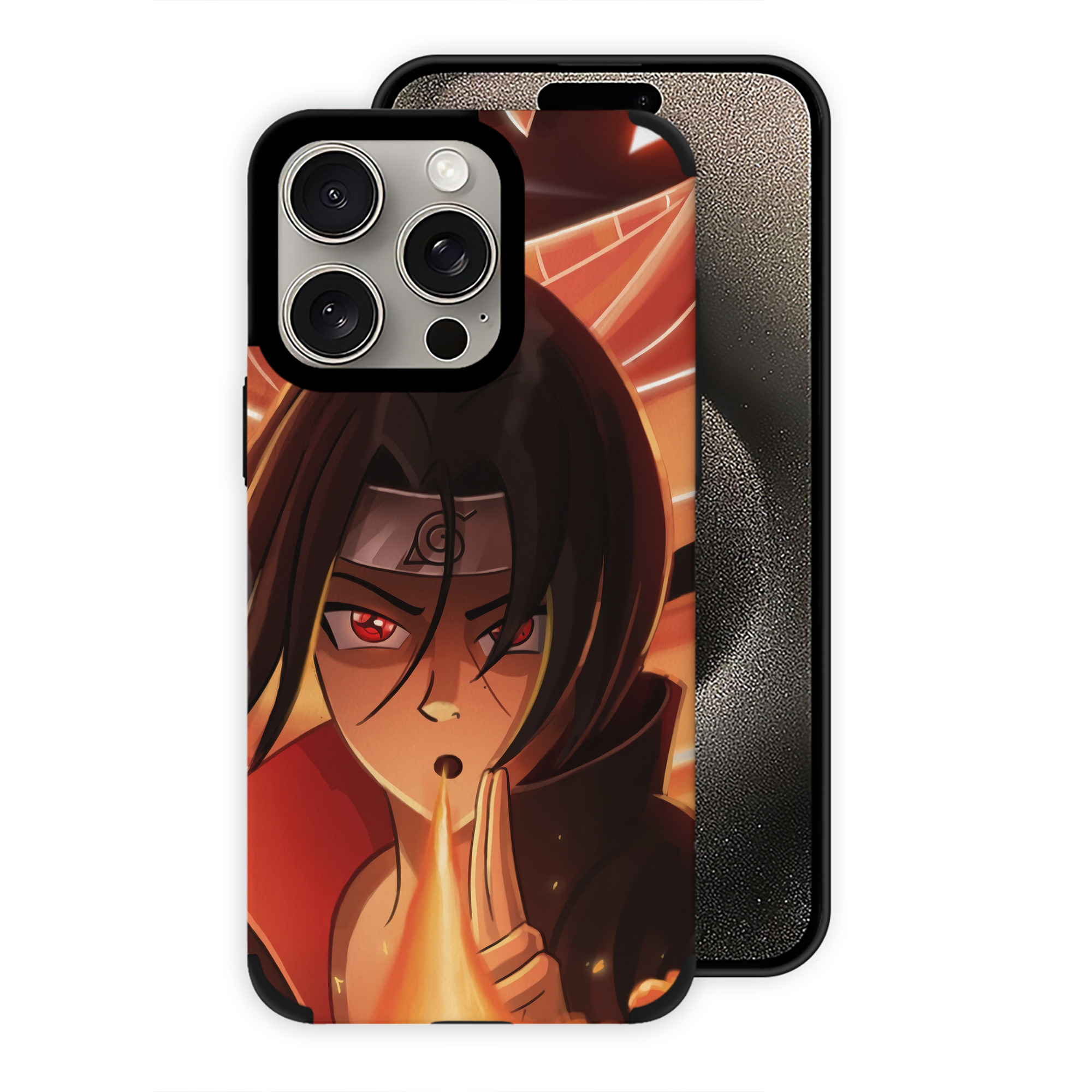 （画像用） NARUTO -ナルト- NARUTO -ナルト- 疾風伝 【iPhone15ProMax対応】 PUレザー スマホケース 耐衝撃＆黄変防止