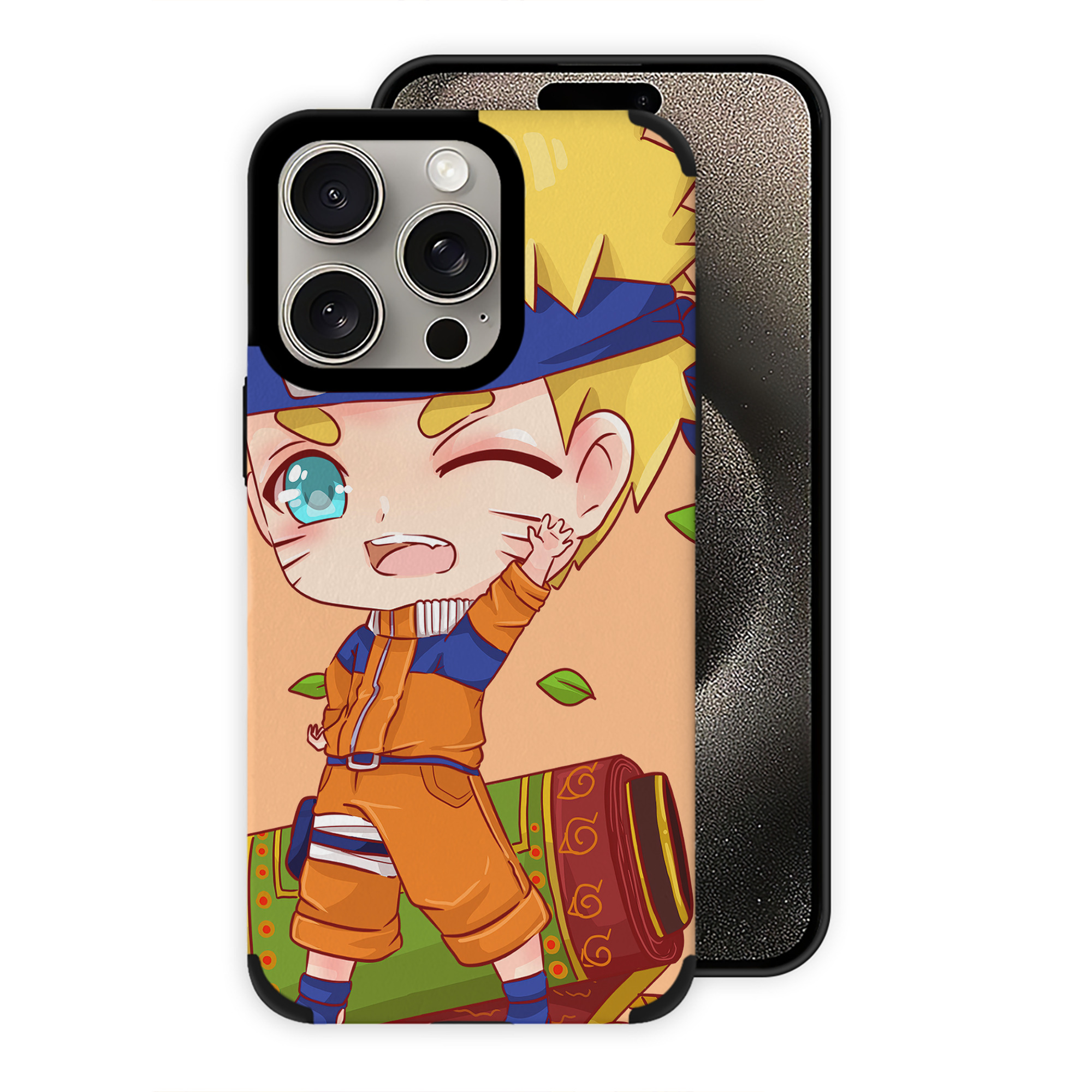 （画像用） NARUTO -ナルト- NARUTO -ナルト- 疾風伝 【iPhone15ProMax対応】 PUレザー スマホケース 耐衝撃＆黄変防止