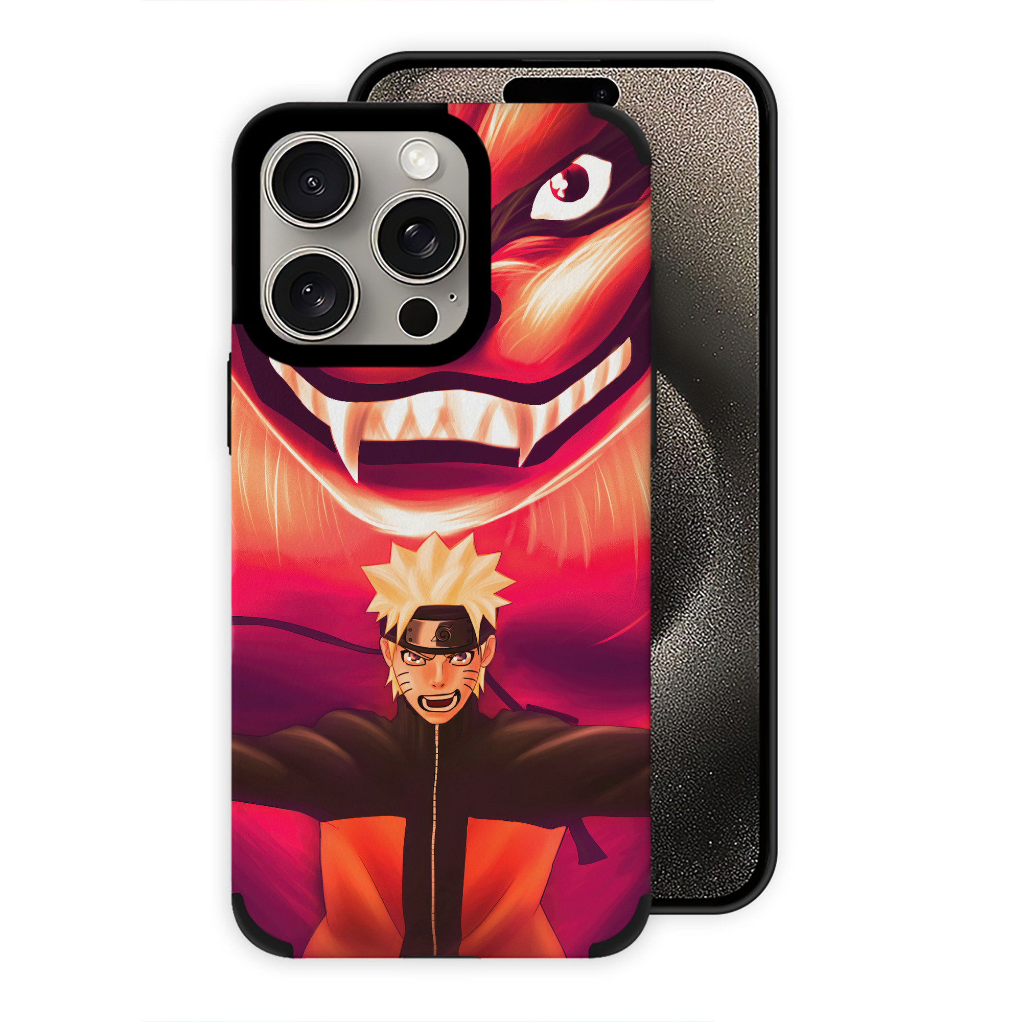（画像用） NARUTO -ナルト- NARUTO -ナルト- 疾風伝 【iPhone15ProMax対応】 PUレザー スマホケース 耐衝撃＆黄変防止