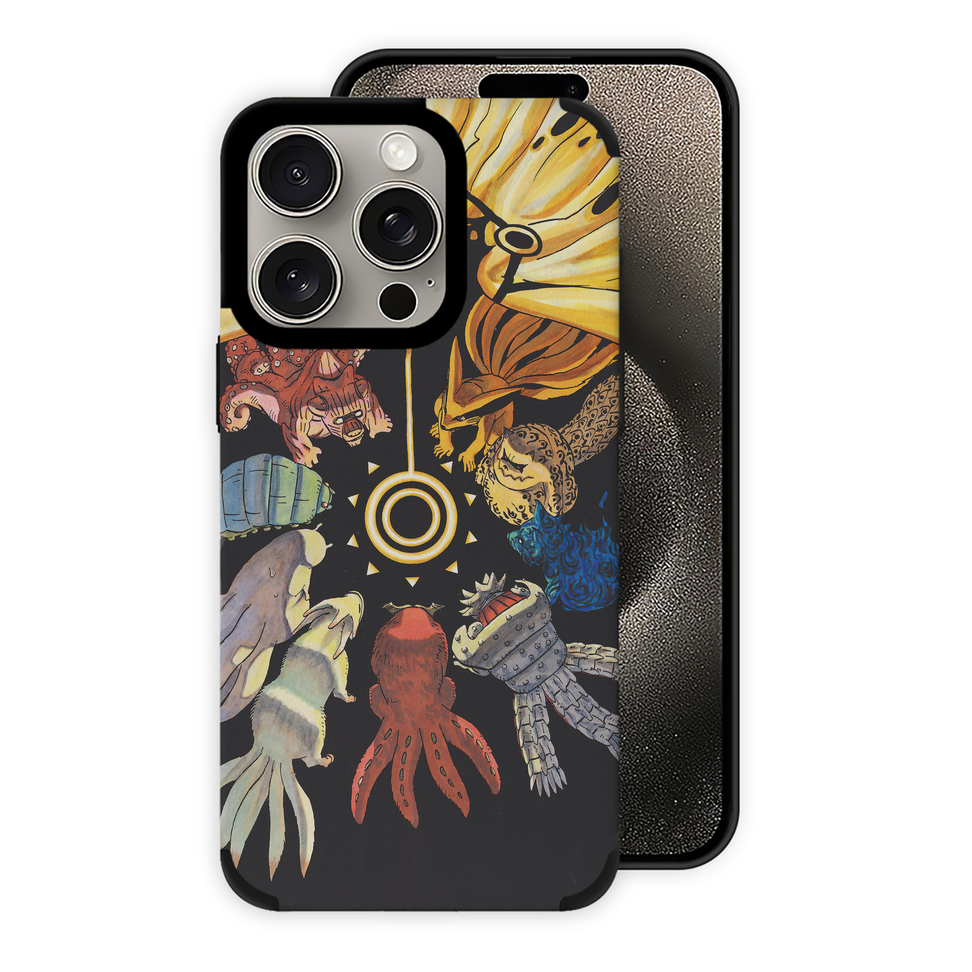 （画像用） NARUTO -ナルト- NARUTO -ナルト- 疾風伝 【iPhone15ProMax対応】 PUレザー スマホケース 耐衝撃＆黄変防止