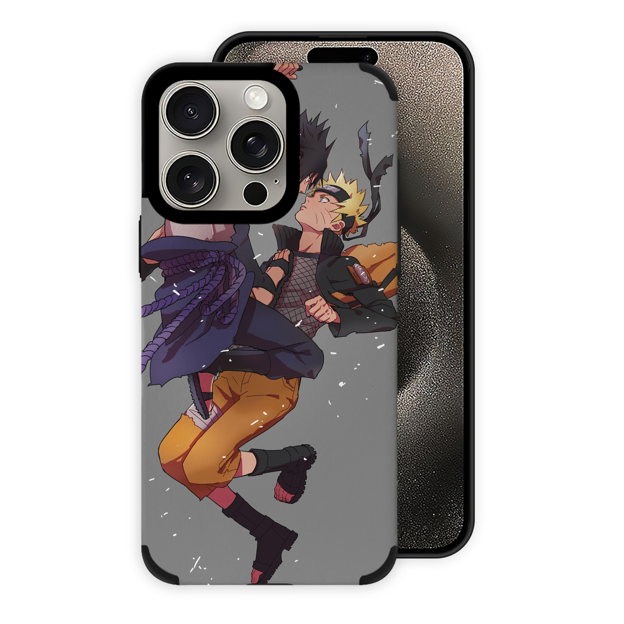 （画像用） NARUTO -ナルト- NARUTO -ナルト- 疾風伝 【iPhone15ProMax対応】 PUレザー スマホケース 耐衝撃＆黄変防止