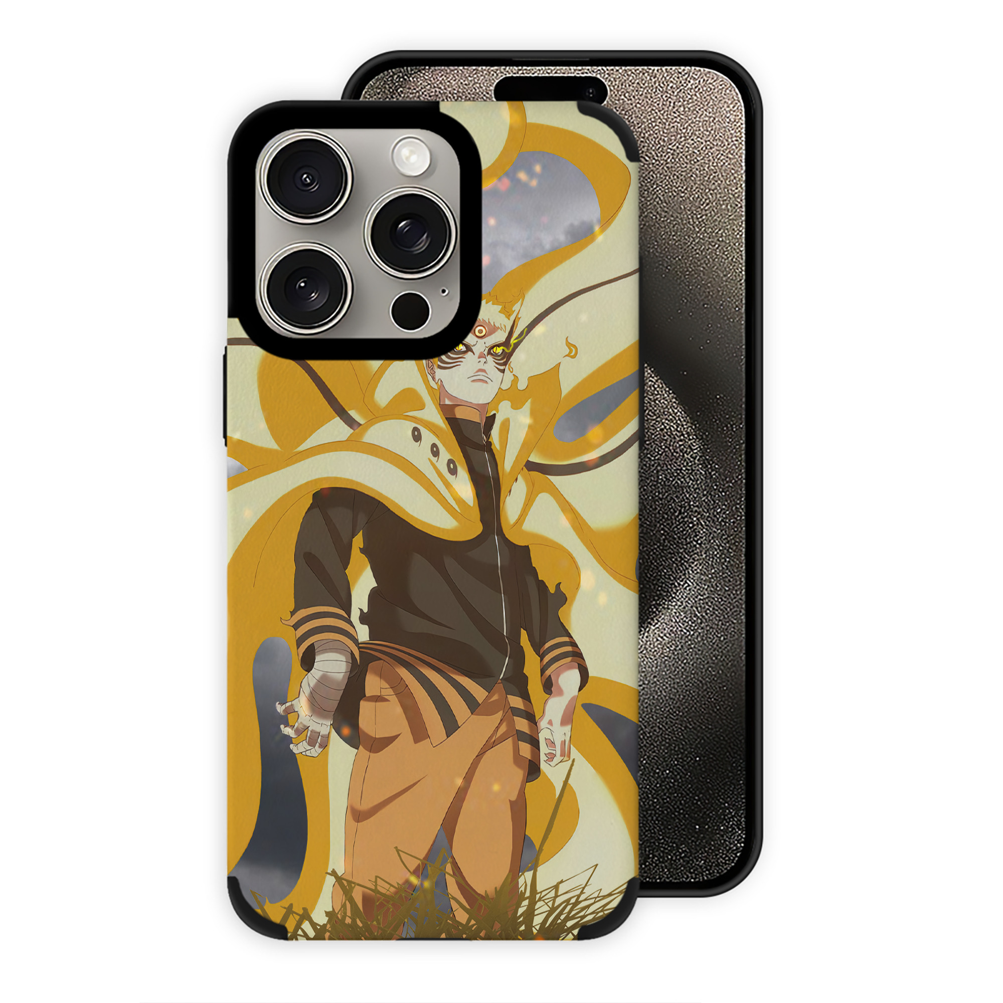 （画像用） NARUTO -ナルト- NARUTO -ナルト- 疾風伝 【iPhone15ProMax対応】 PUレザー スマホケース 耐衝撃＆黄変防止