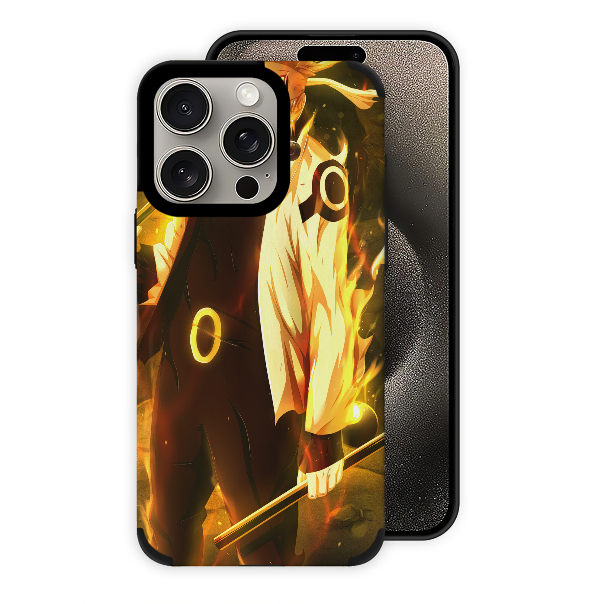 （画像用） NARUTO -ナルト- NARUTO -ナルト- 疾風伝 【iPhone15ProMax対応】 PUレザー スマホケース 耐衝撃＆黄変防止
