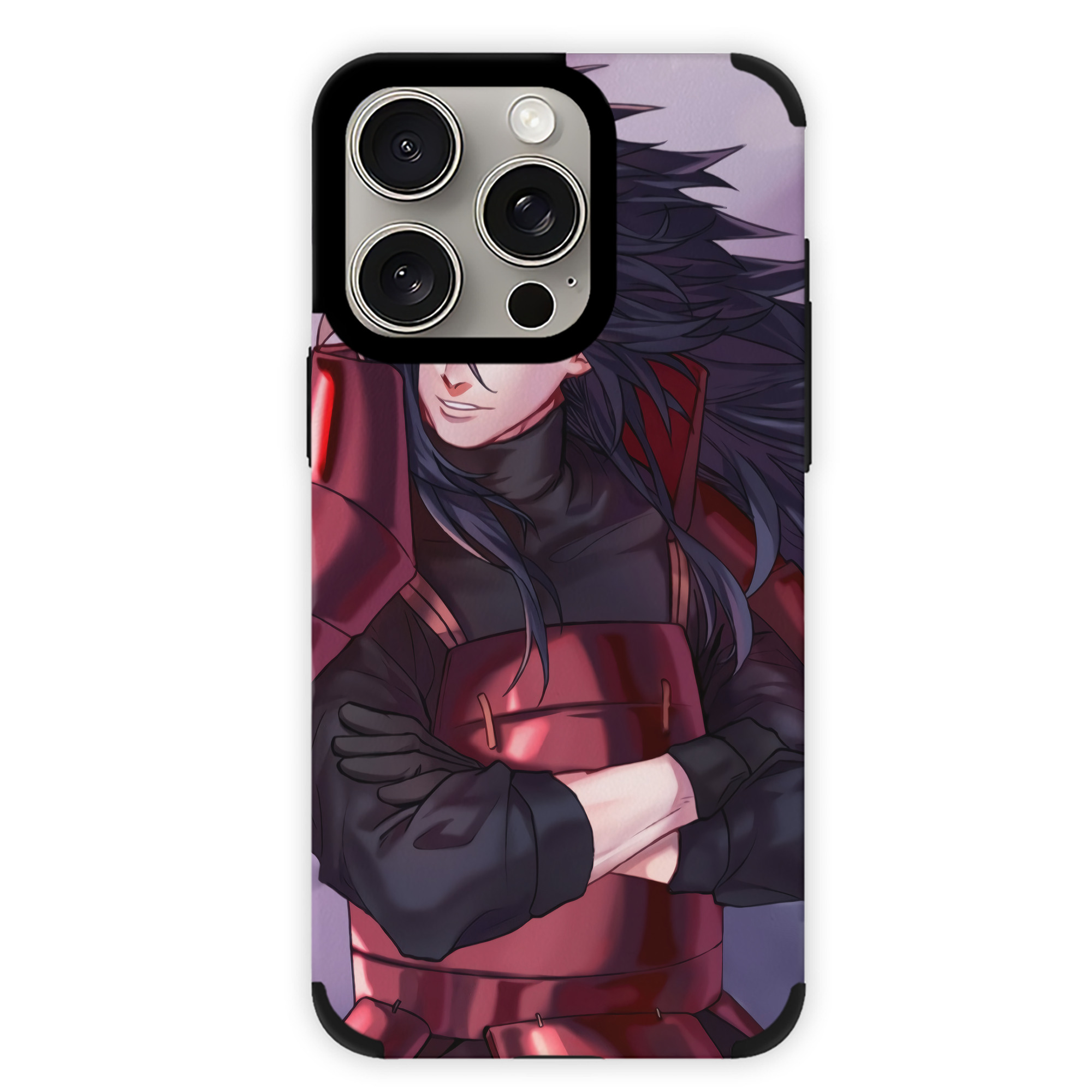 （画像用） NARUTO -ナルト- NARUTO -ナルト- 疾風伝 【iPhone15ProMax対応】 PUレザー スマホケース 耐衝撃＆黄変防止