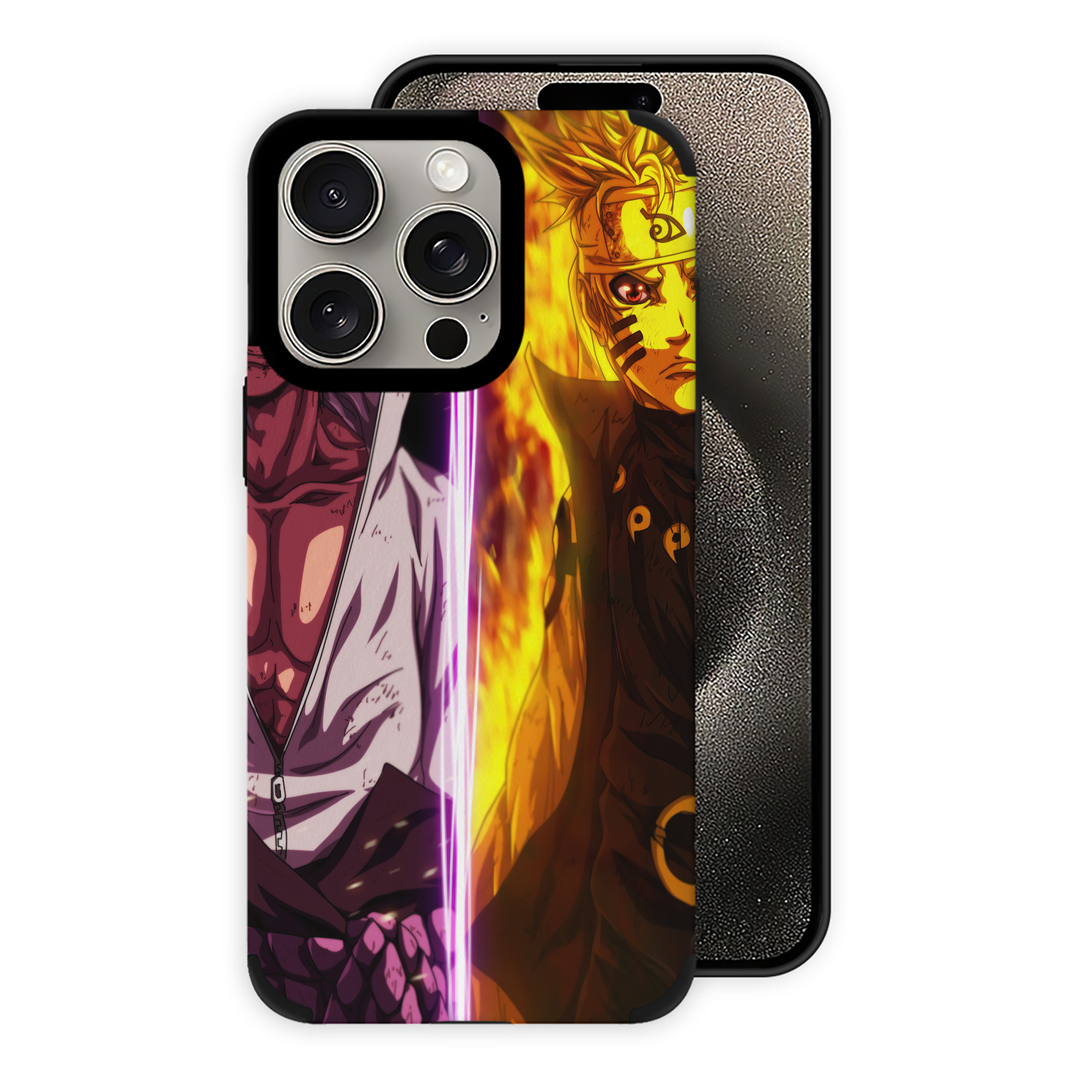 （画像用） NARUTO -ナルト- NARUTO -ナルト- 疾風伝 【iPhone15ProMax対応】 PUレザー スマホケース 耐衝撃＆黄変防止