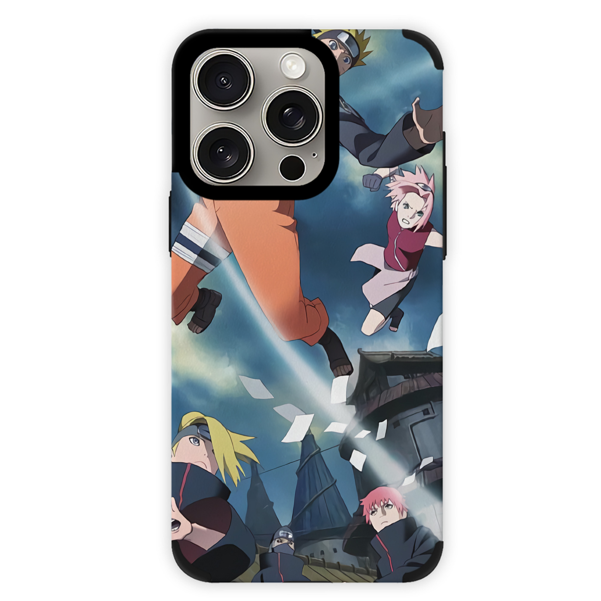 （画像用） NARUTO -ナルト- NARUTO -ナルト- 疾風伝 【iPhone15ProMax対応】 PUレザー スマホケース 耐衝撃＆黄変防止