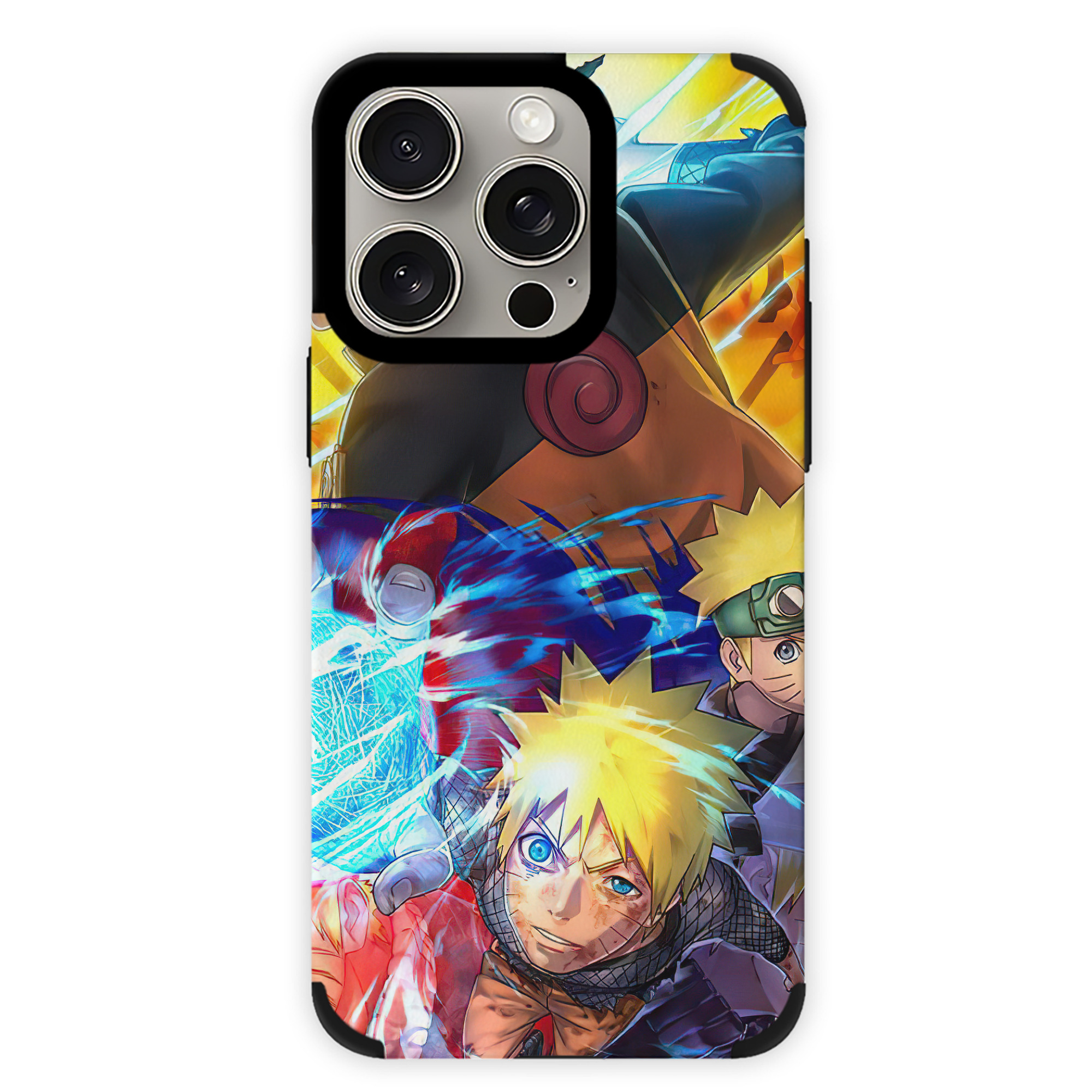 （画像用） NARUTO -ナルト- NARUTO -ナルト- 疾風伝 【iPhone15ProMax対応】 PUレザー スマホケース 耐衝撃＆黄変防止