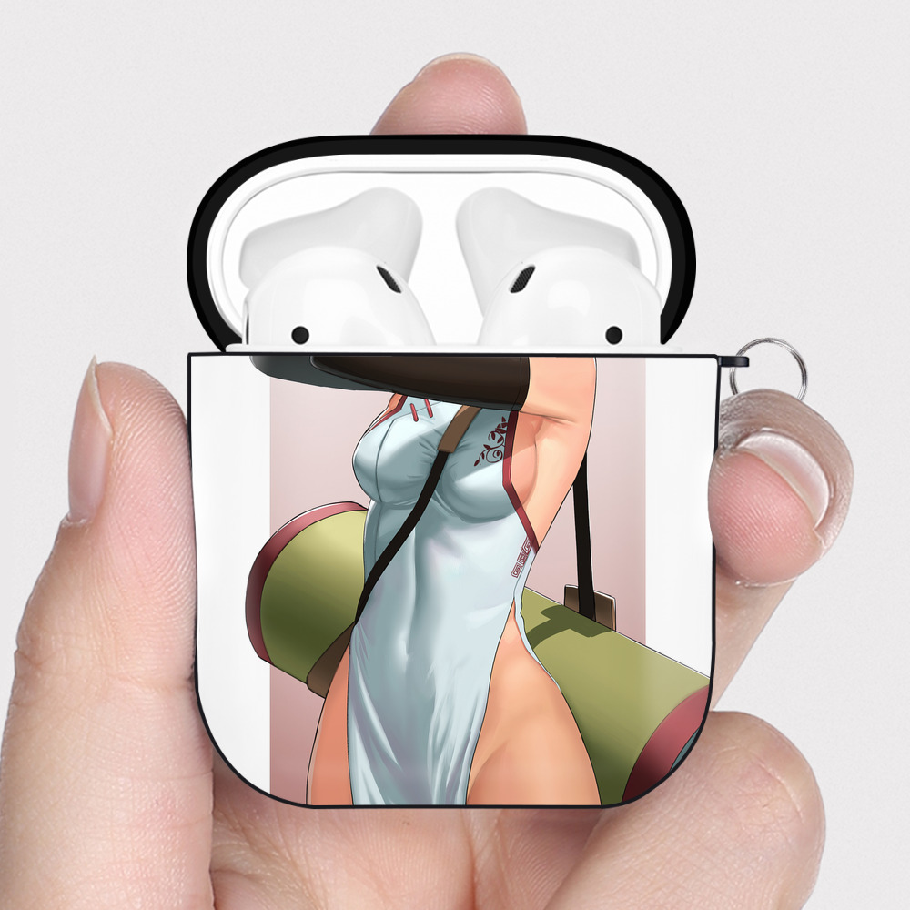 （画像用） NARUTO -ナルト- NARUTO -ナルト- 疾風伝 AirPods 第2世代保護ケース ハードシェル ブラック 耐衝撃・防指紋・カラビナ付き