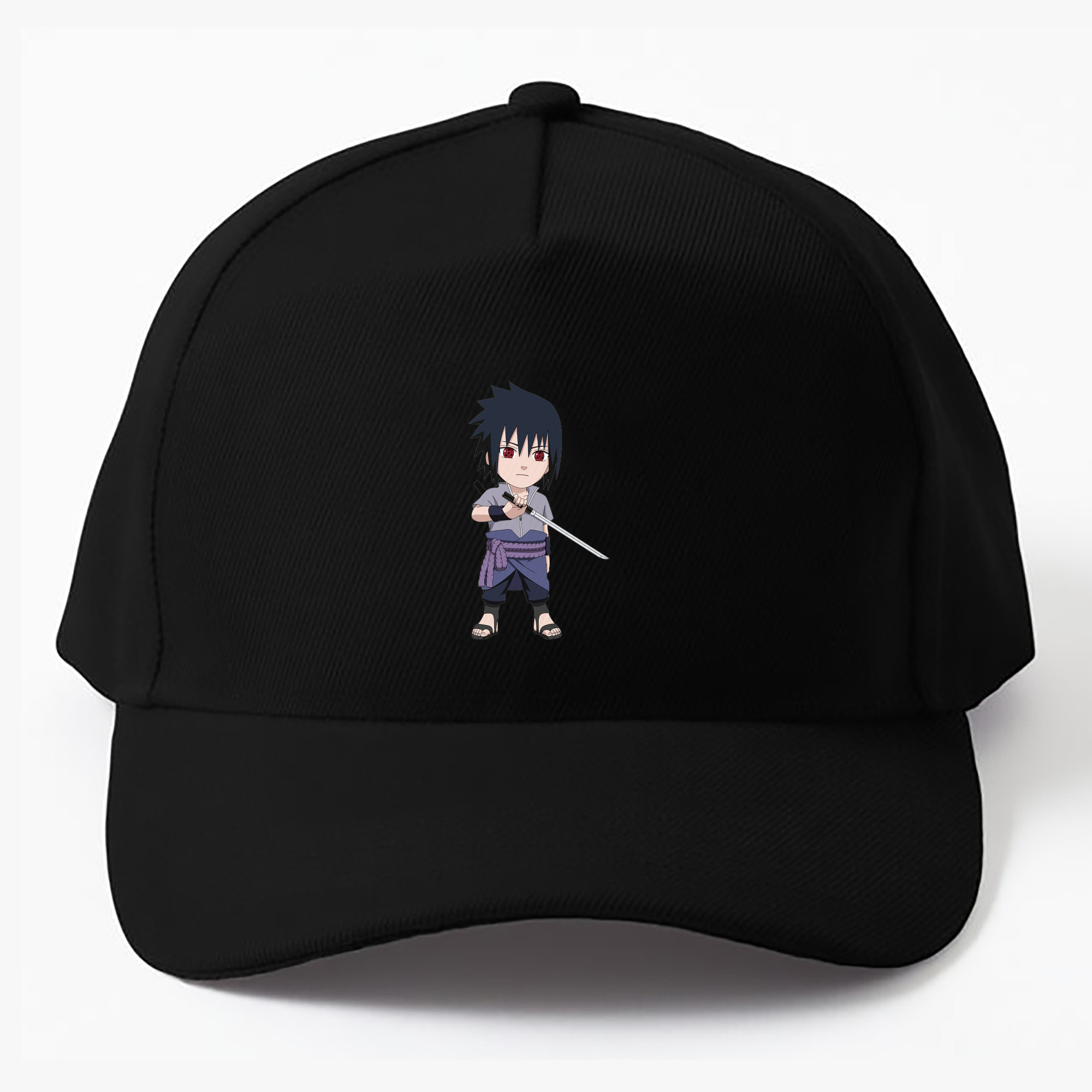 （画像用） NARUTO -ナルト- うちは サスケ Uchiha Sasuke ベースボールキャップ 綿100％ 男女兼用 帽子 スポーツ