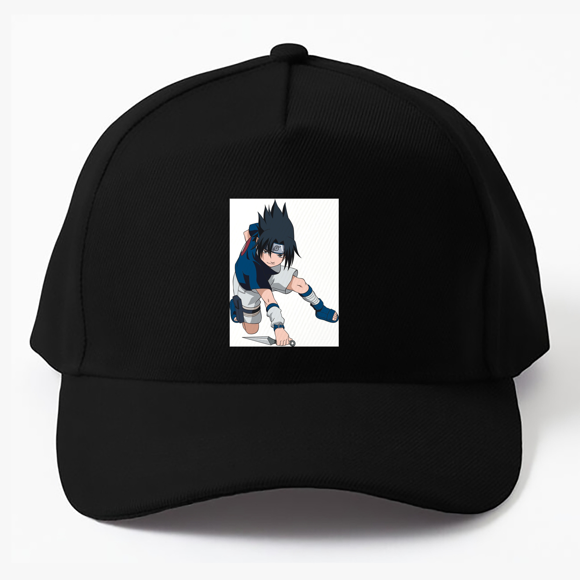 （画像用） NARUTO -ナルト- うちは サスケ Uchiha Sasuke ベースボールキャップ 綿100％ 男女兼用 帽子 スポーツ