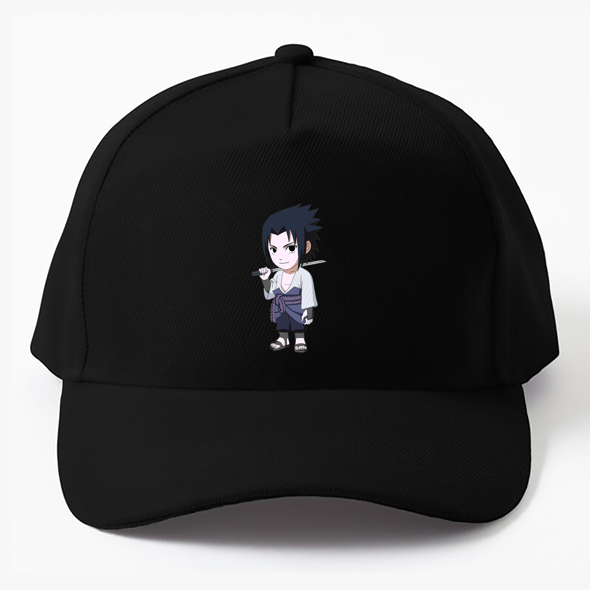（画像用） NARUTO -ナルト- うちは サスケ Uchiha Sasuke ベースボールキャップ 綿100％ 男女兼用 帽子 スポーツ