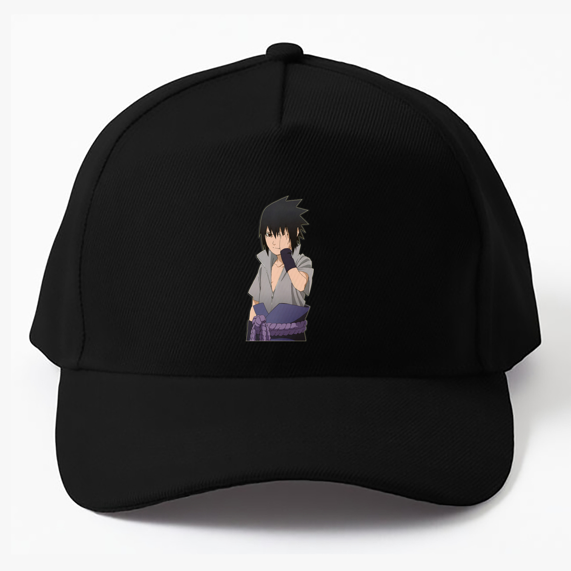 （画像用） NARUTO -ナルト- うちは サスケ Uchiha Sasuke ベースボールキャップ 綿100％ 男女兼用 帽子 スポーツ