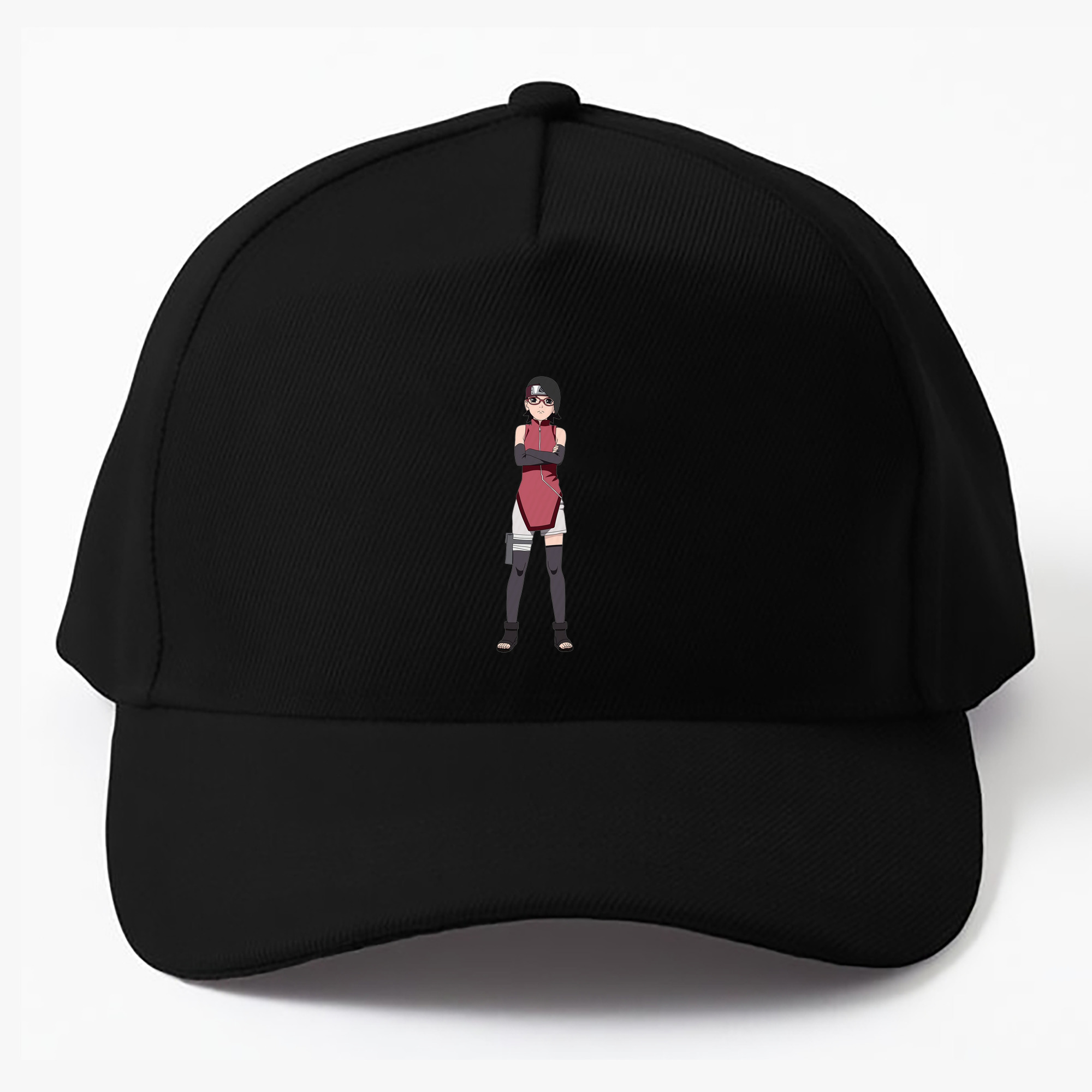 （画像用） NARUTO -ナルト- うちは サラダ Uchiha Sarada ベースボールキャップ 綿100％ 男女兼用 帽子 スポーツ