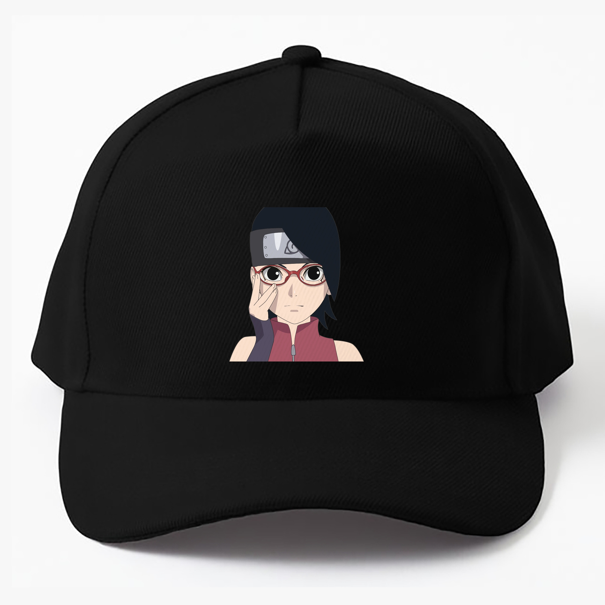 （画像用） NARUTO -ナルト- うちは サラダ Uchiha Sarada ベースボールキャップ 綿100％ 男女兼用 帽子 スポーツ