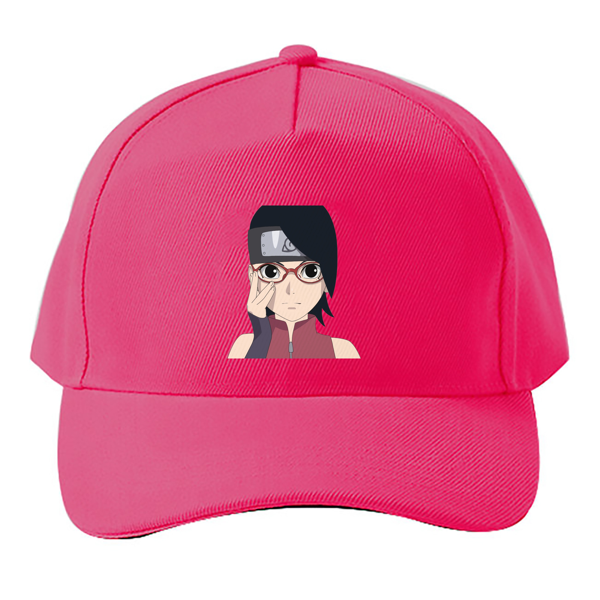 （画像用） NARUTO -ナルト- うちは サラダ Uchiha Sarada ベースボールキャップ 綿100％ 男女兼用 帽子 スポーツ