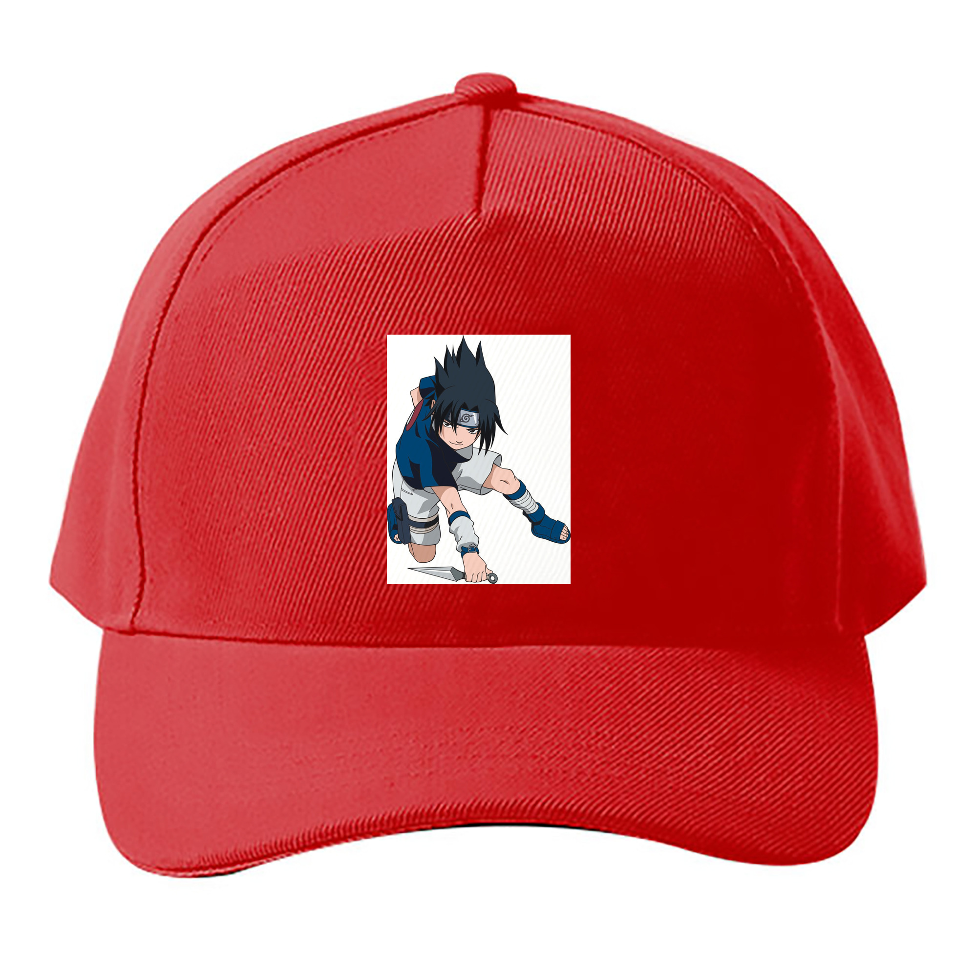 （画像用） NARUTO -ナルト- うちは サスケ Uchiha Sasuke ベースボールキャップ 綿100％ 男女兼用 帽子 スポーツ