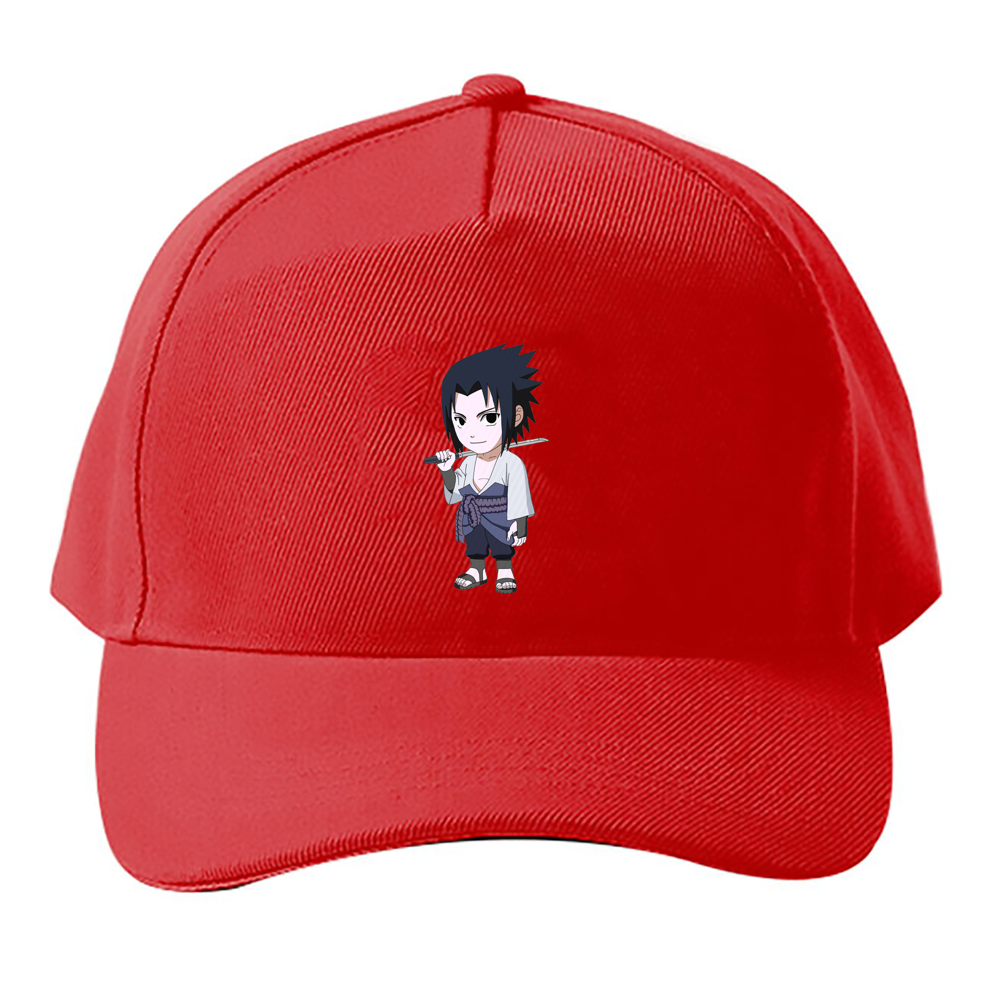 （画像用） NARUTO -ナルト- うちは サスケ Uchiha Sasuke ベースボールキャップ 綿100％ 男女兼用 帽子 スポーツ
