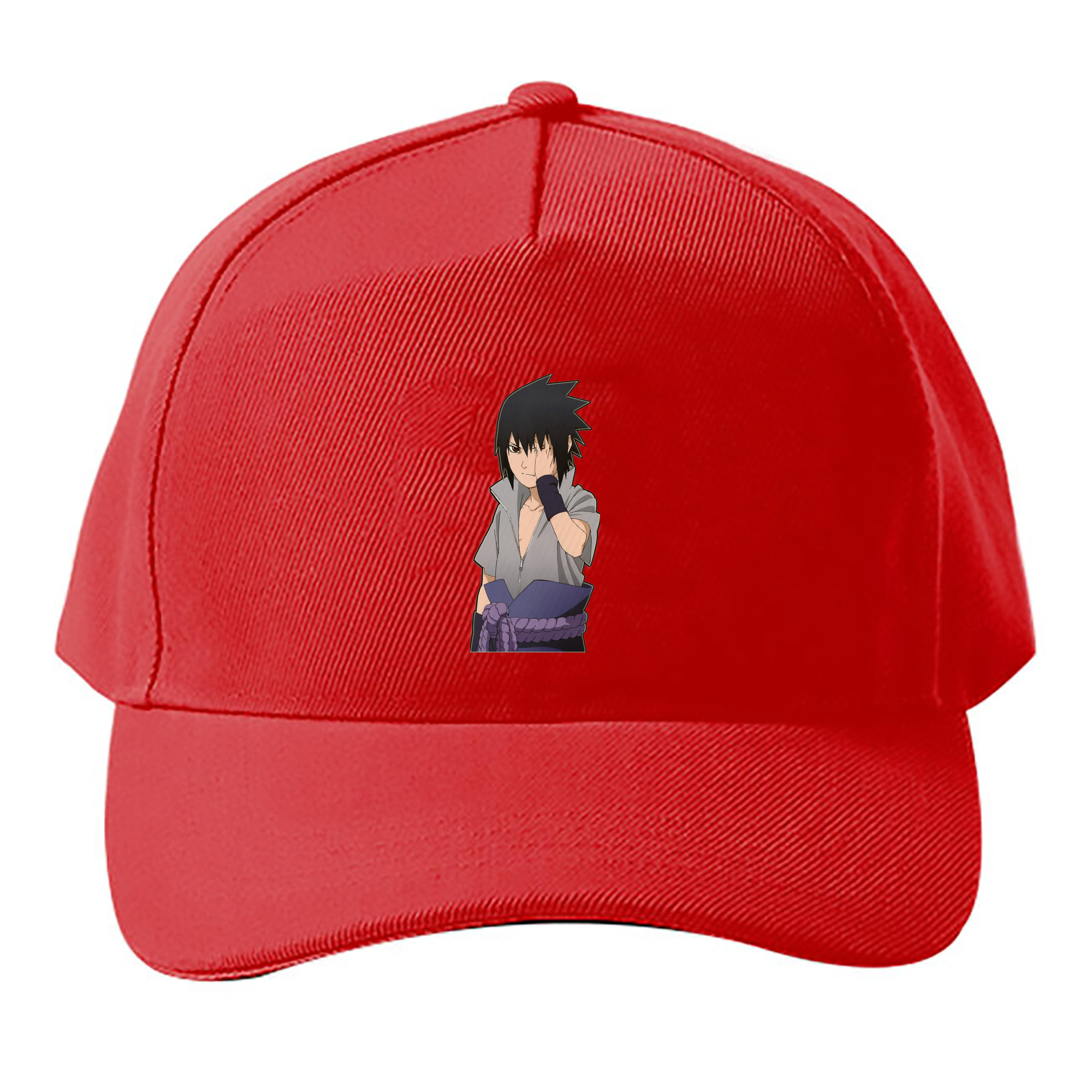 （画像用） NARUTO -ナルト- うちは サスケ Uchiha Sasuke ベースボールキャップ 綿100％ 男女兼用 帽子 スポーツ