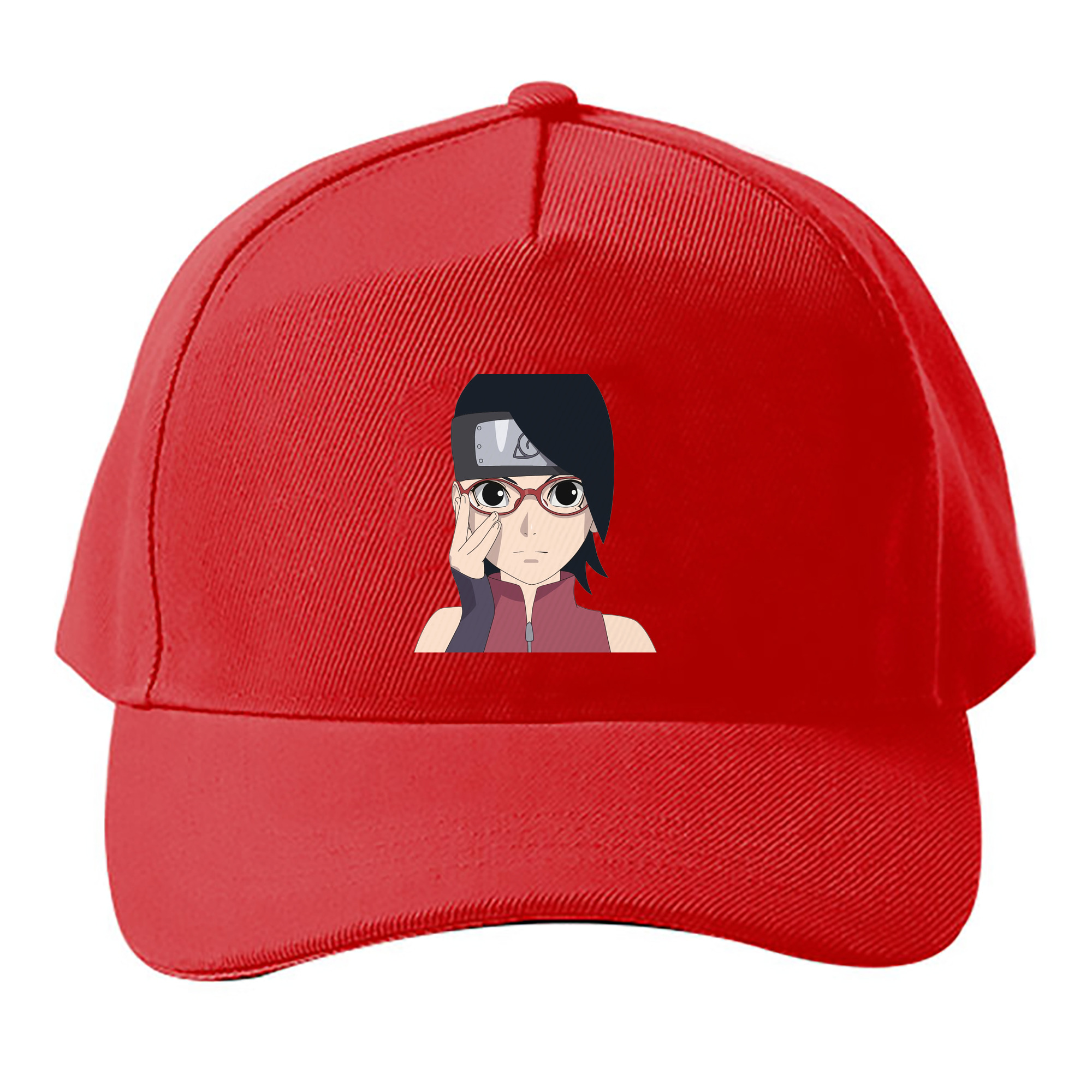 （画像用） NARUTO -ナルト- うちは サラダ Uchiha Sarada ベースボールキャップ 綿100％ 男女兼用 帽子 スポーツ