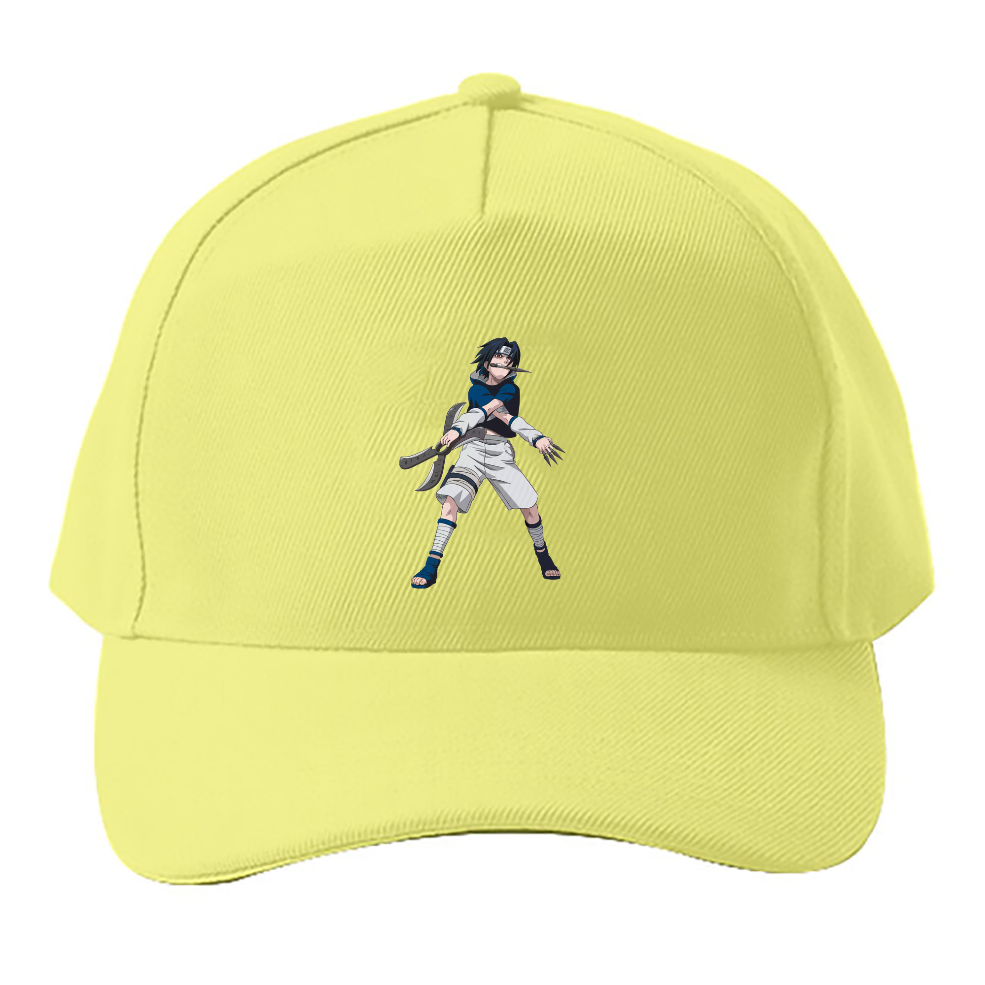 （画像用） NARUTO -ナルト- うちは サスケ Uchiha Sasuke ベースボールキャップ 綿100％ 男女兼用 帽子 スポーツ