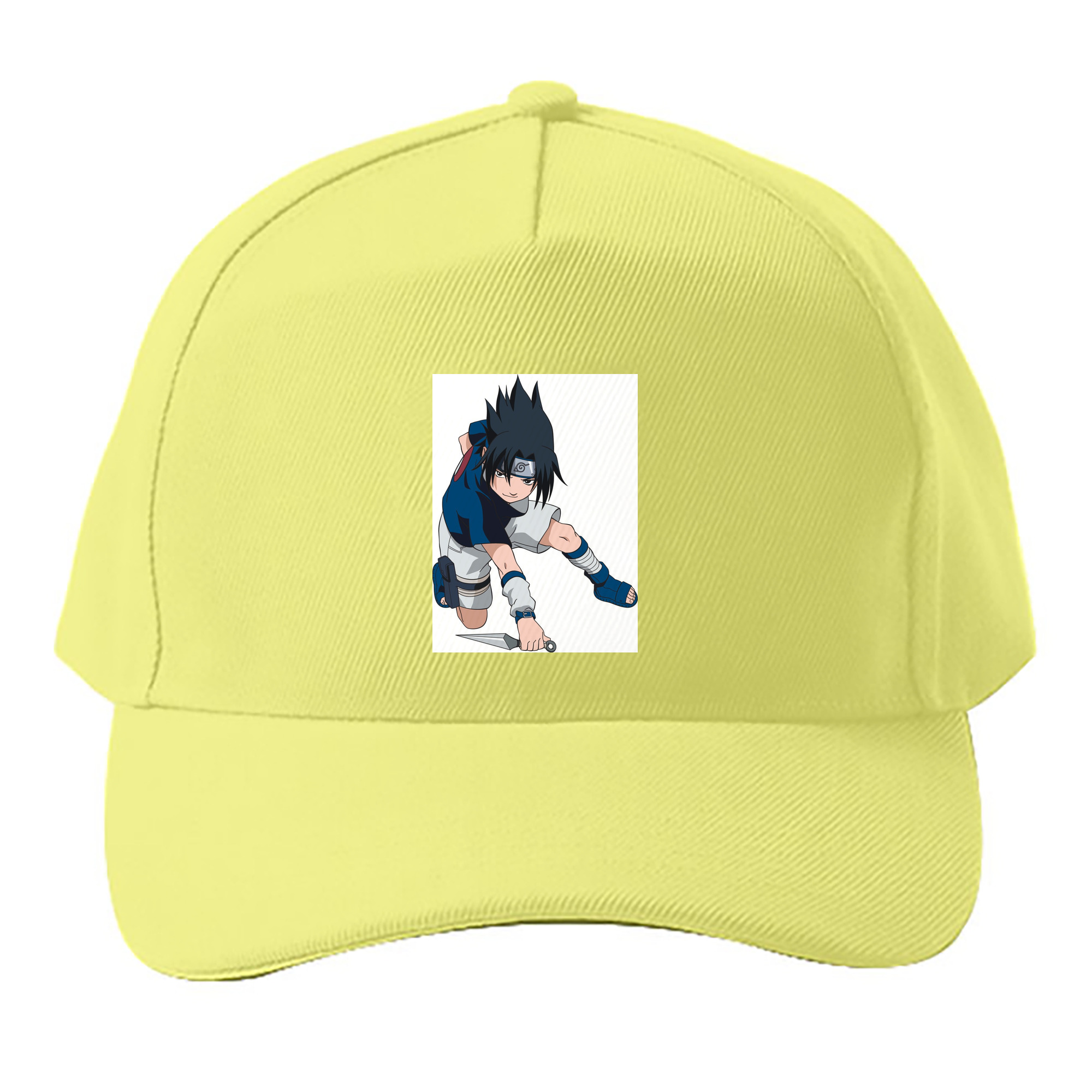 （画像用） NARUTO -ナルト- うちは サスケ Uchiha Sasuke ベースボールキャップ 綿100％ 男女兼用 帽子 スポーツ