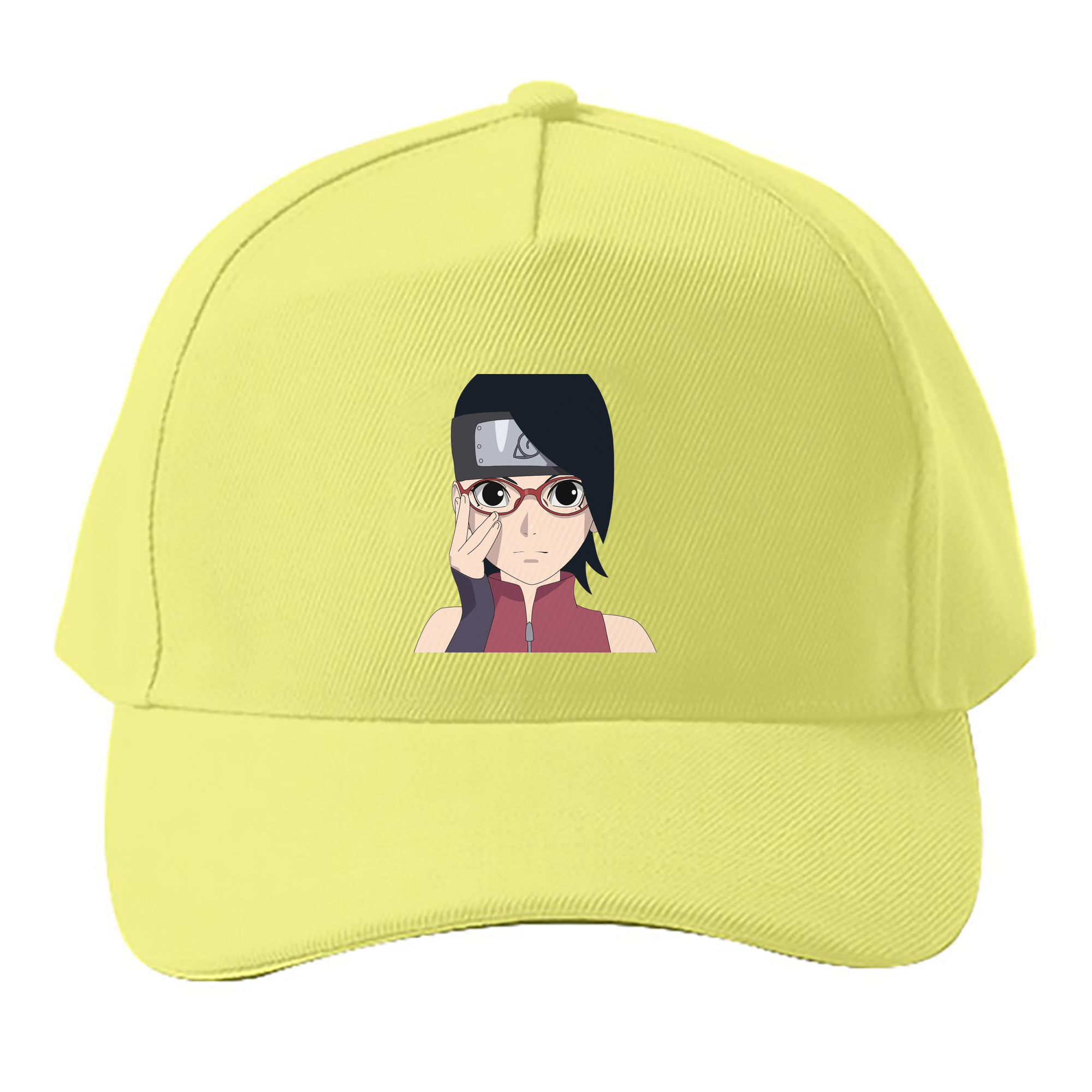 （画像用） NARUTO -ナルト- うちは サラダ Uchiha Sarada ベースボールキャップ 綿100％ 男女兼用 帽子 スポーツ