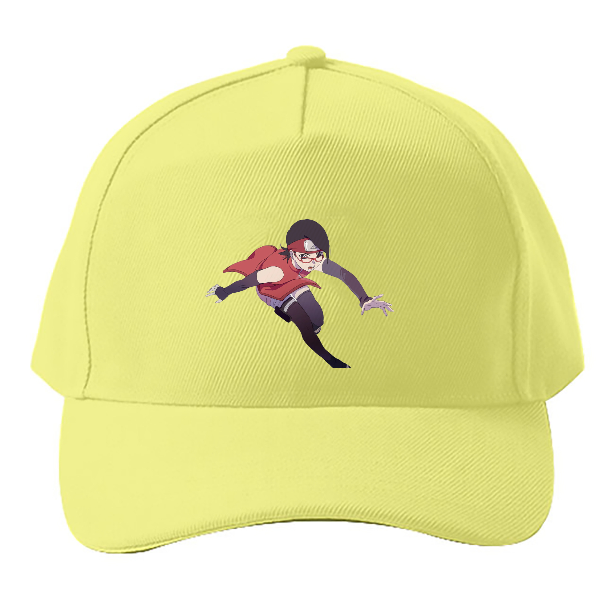 （画像用） NARUTO -ナルト- うちは サラダ Uchiha Sarada ベースボールキャップ 綿100％ 男女兼用 帽子 スポーツ