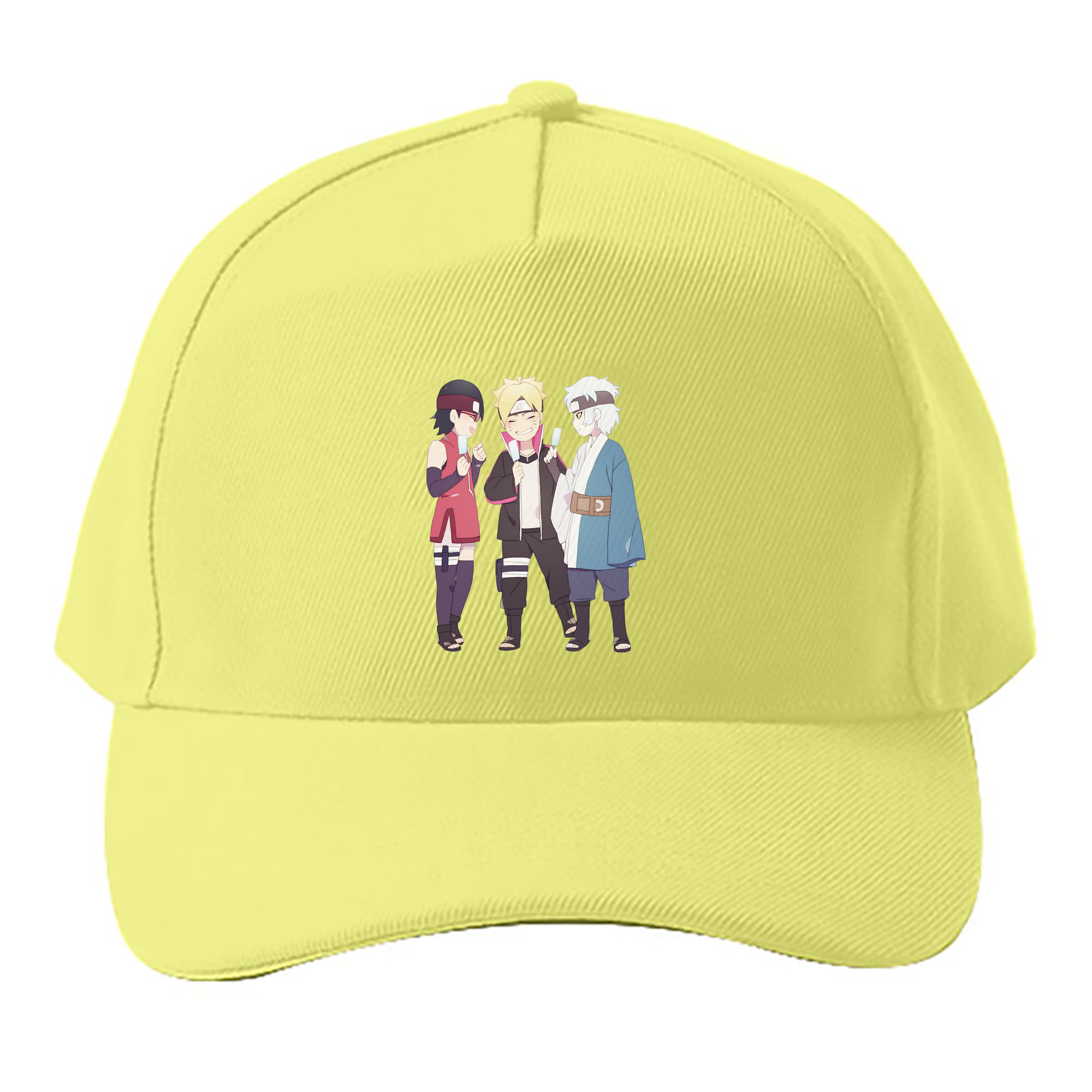 （画像用） NARUTO -ナルト- うちは サラダ Uchiha Sarada ベースボールキャップ 綿100％ 男女兼用 帽子 スポーツ