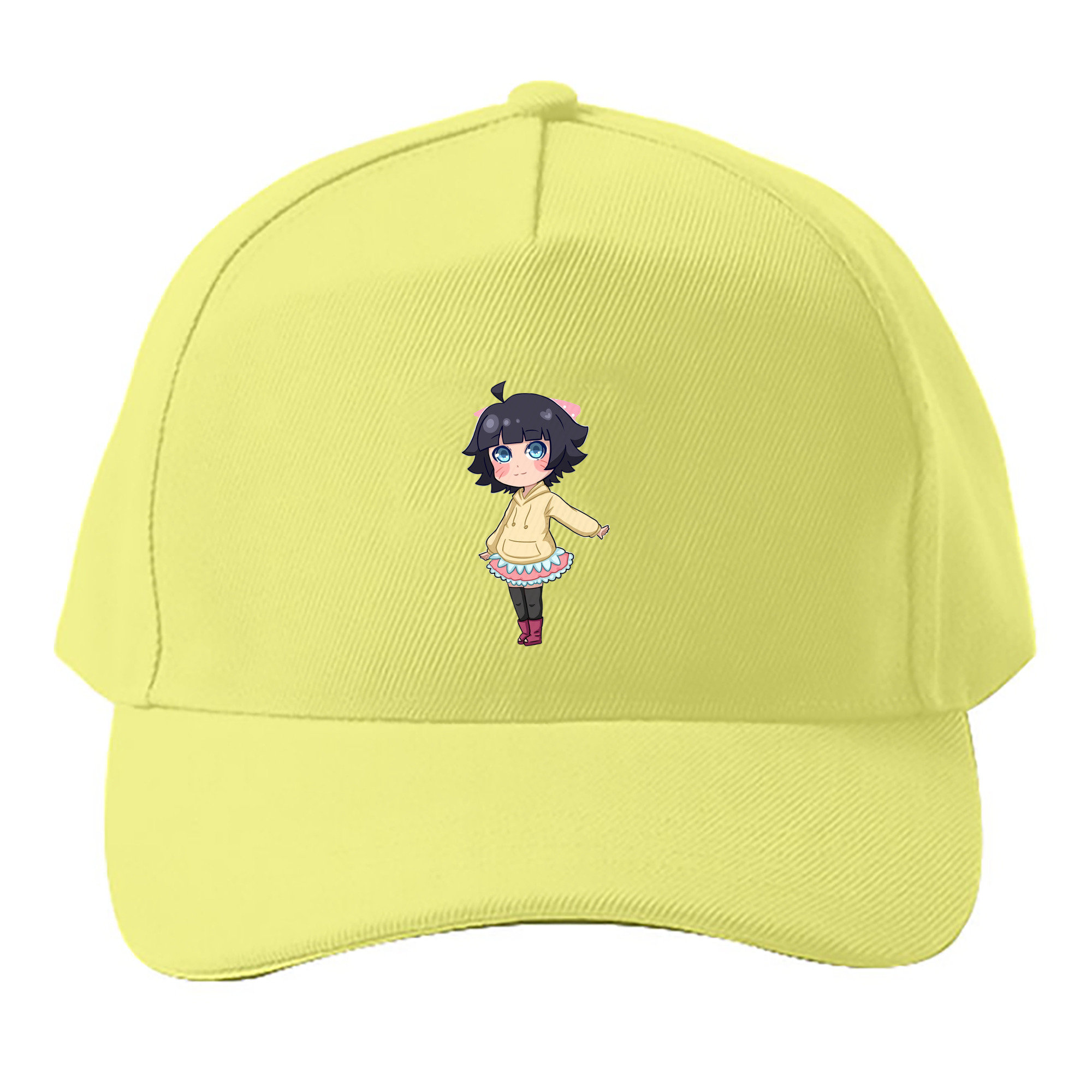（画像用） NARUTO -ナルト- うずまき ヒマワリ Uzumaki Himawari ベースボールキャップ 綿100％ 男女兼用 帽子 スポーツ