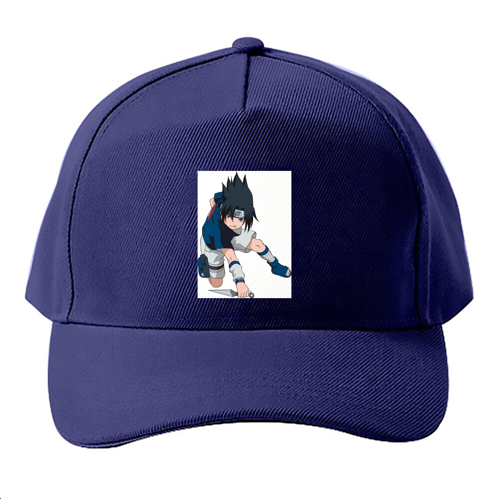 （画像用） NARUTO -ナルト- うちは サスケ Uchiha Sasuke ベースボールキャップ 綿100％ 男女兼用 帽子 スポーツ