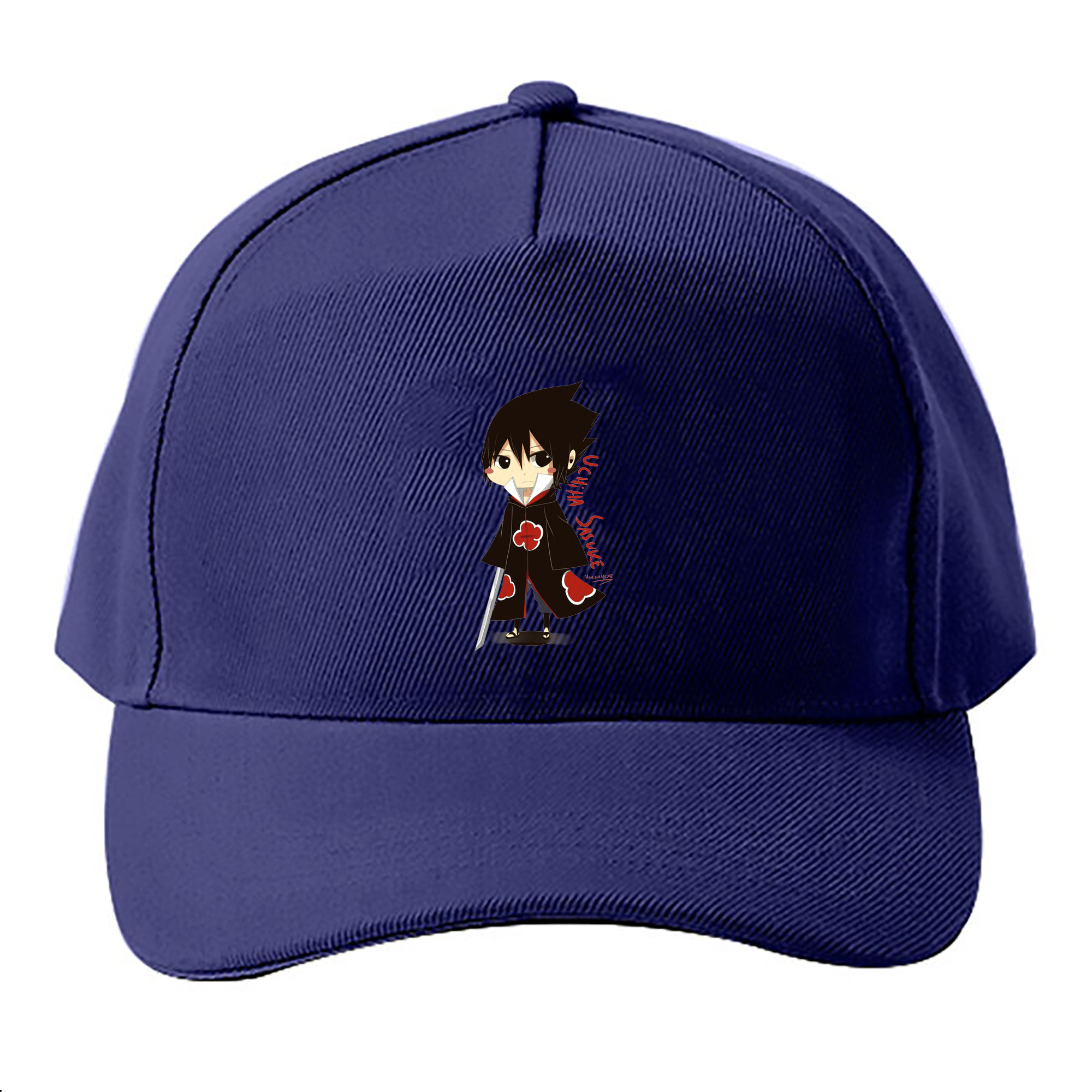 （画像用） NARUTO -ナルト- うちは サスケ Uchiha Sasuke ベースボールキャップ 綿100％ 男女兼用 帽子 スポーツ