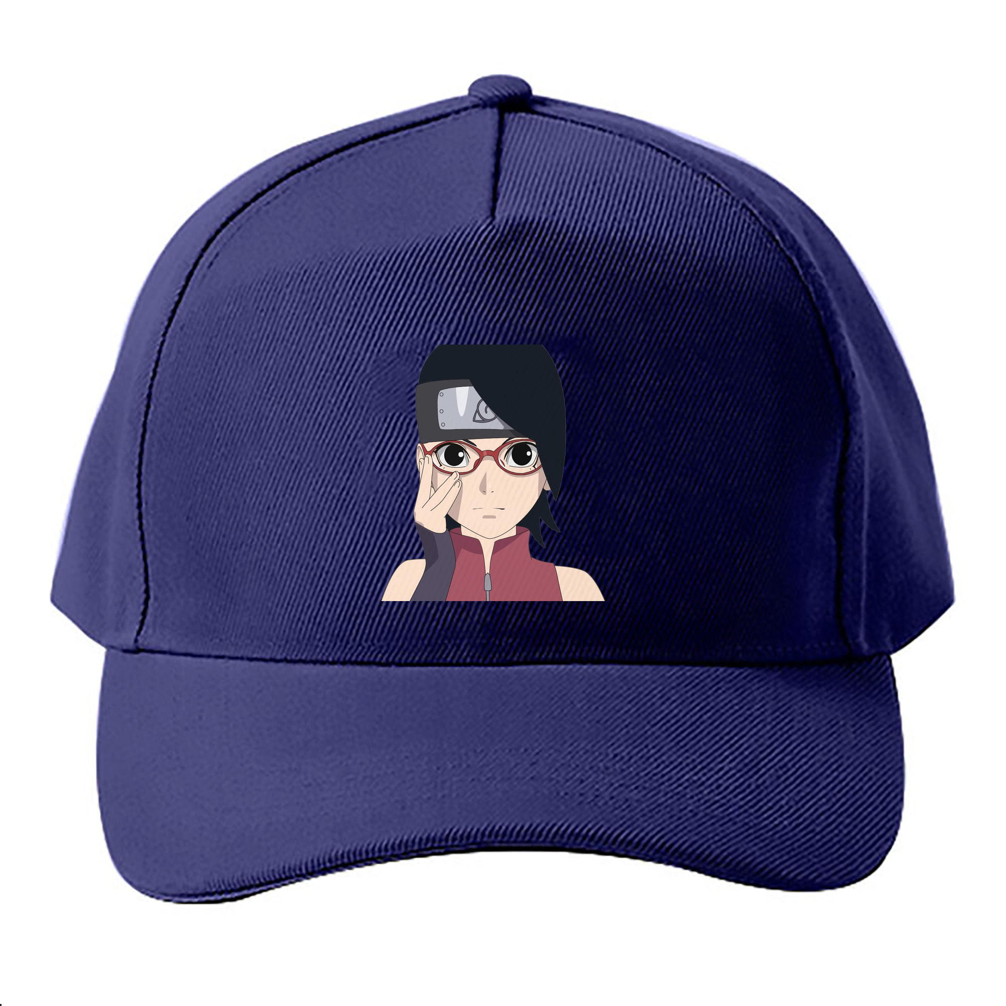 （画像用） NARUTO -ナルト- うちは サラダ Uchiha Sarada ベースボールキャップ 綿100％ 男女兼用 帽子 スポーツ