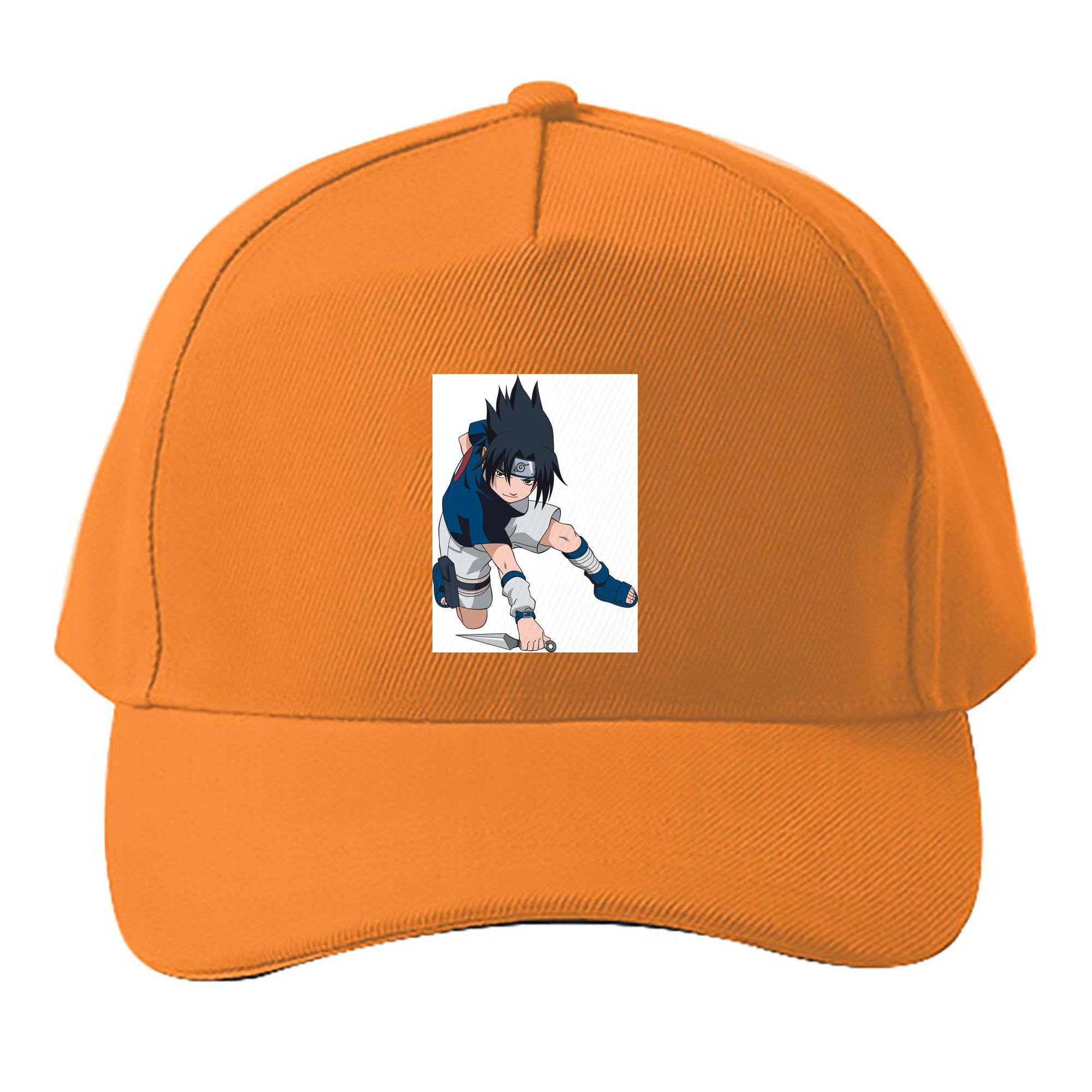 （画像用） NARUTO -ナルト- うちは サスケ Uchiha Sasuke ベースボールキャップ 綿100％ 男女兼用 帽子 スポーツ