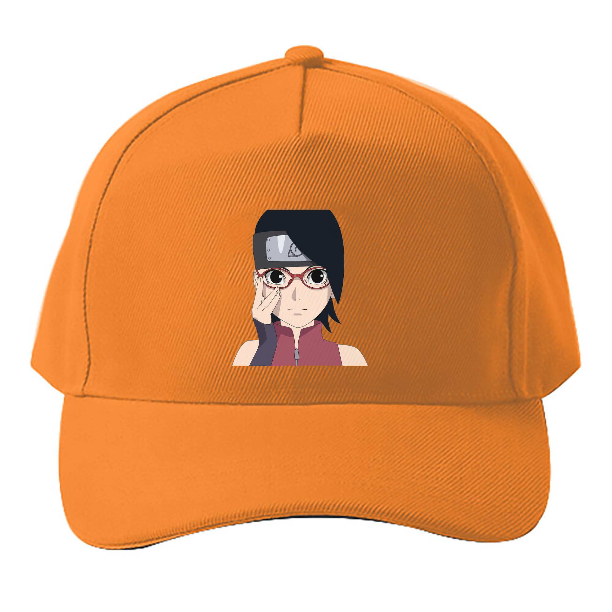 （画像用） NARUTO -ナルト- うちは サラダ Uchiha Sarada ベースボールキャップ 綿100％ 男女兼用 帽子 スポーツ
