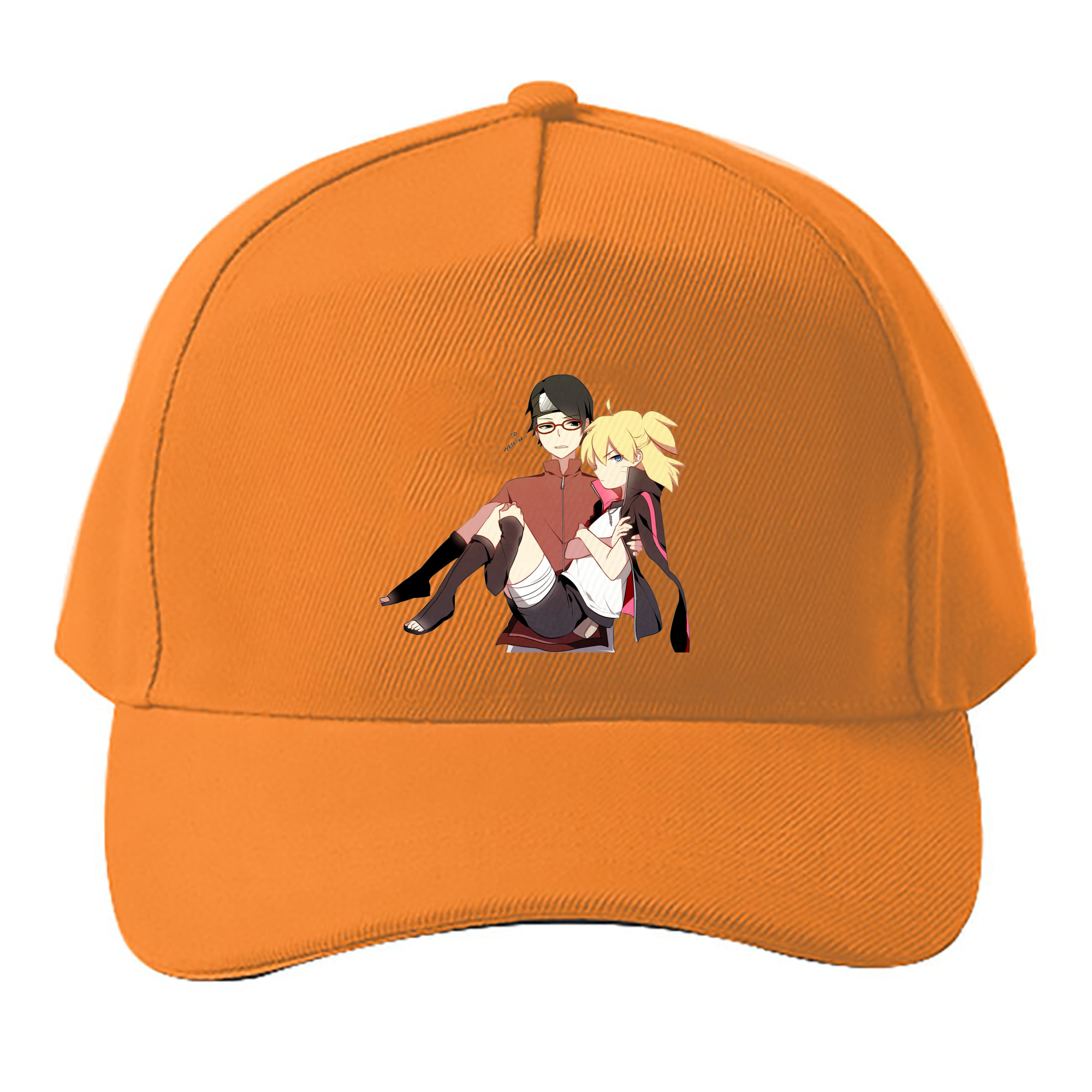 （画像用） NARUTO -ナルト- うちは サラダ Uchiha Sarada ベースボールキャップ 綿100％ 男女兼用 帽子 スポーツ