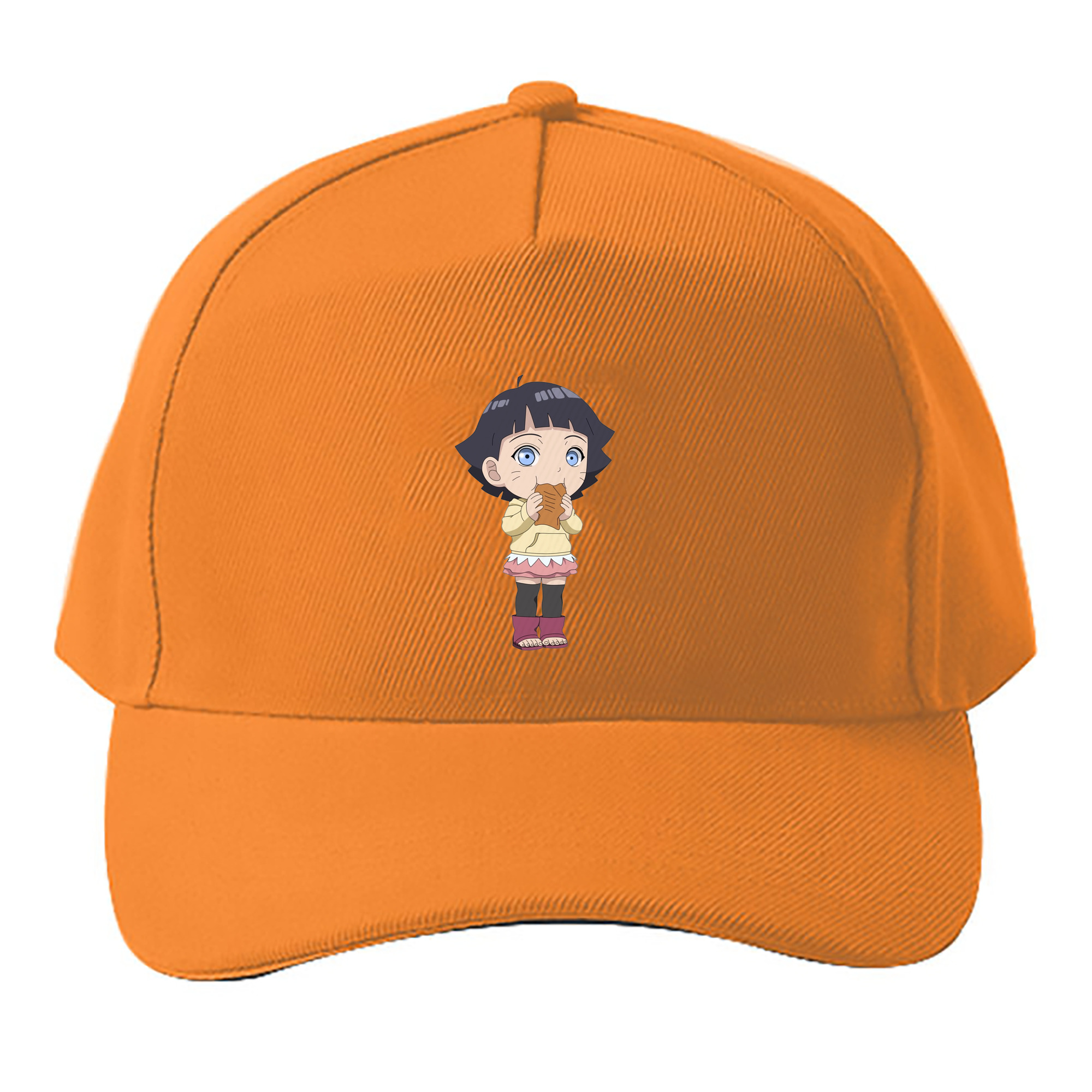 （画像用） NARUTO -ナルト- うずまき ヒマワリ Uzumaki Himawari ベースボールキャップ 綿100％ 男女兼用 帽子 スポーツ