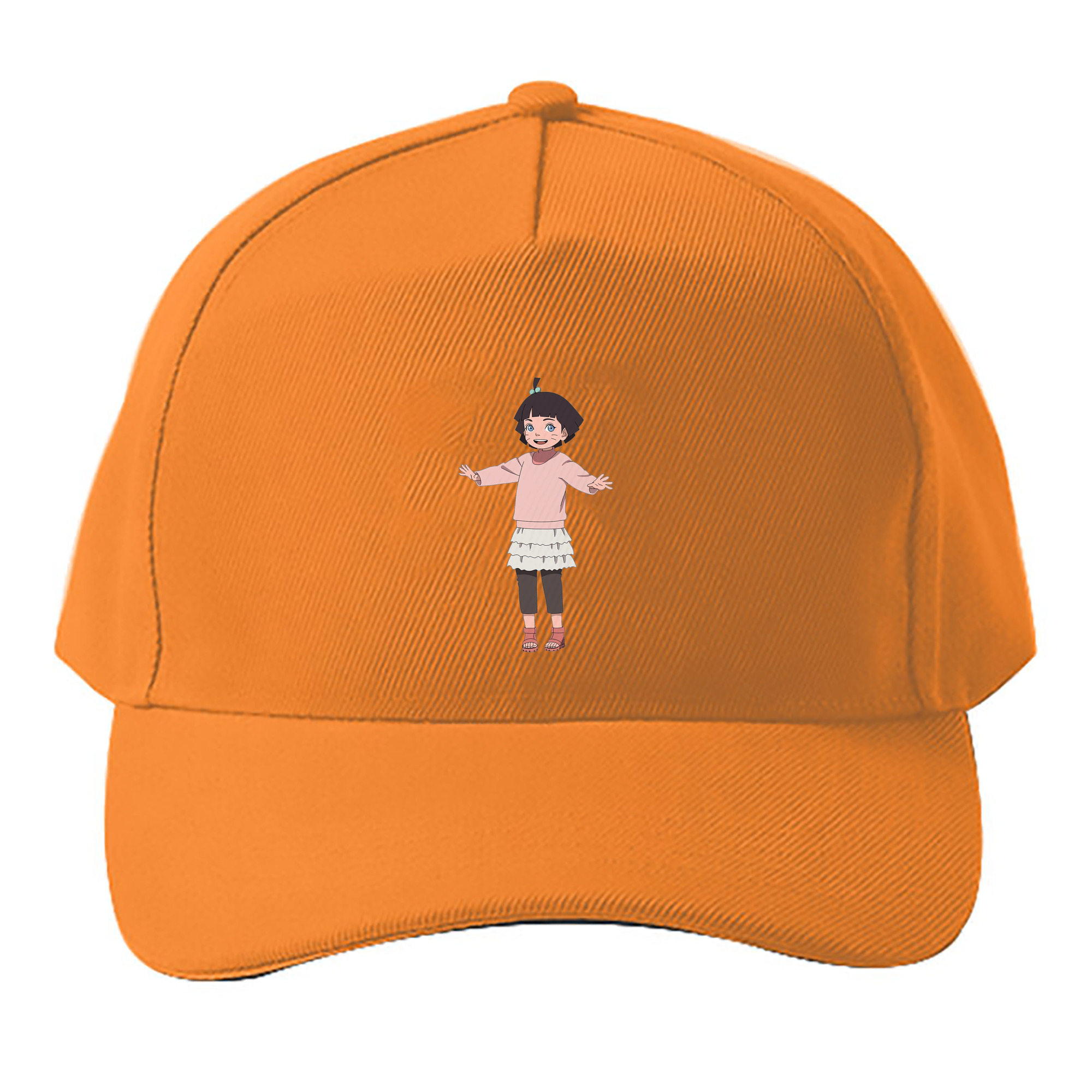 （画像用） NARUTO -ナルト- うずまき ヒマワリ Uzumaki Himawari ベースボールキャップ 綿100％ 男女兼用 帽子 スポーツ