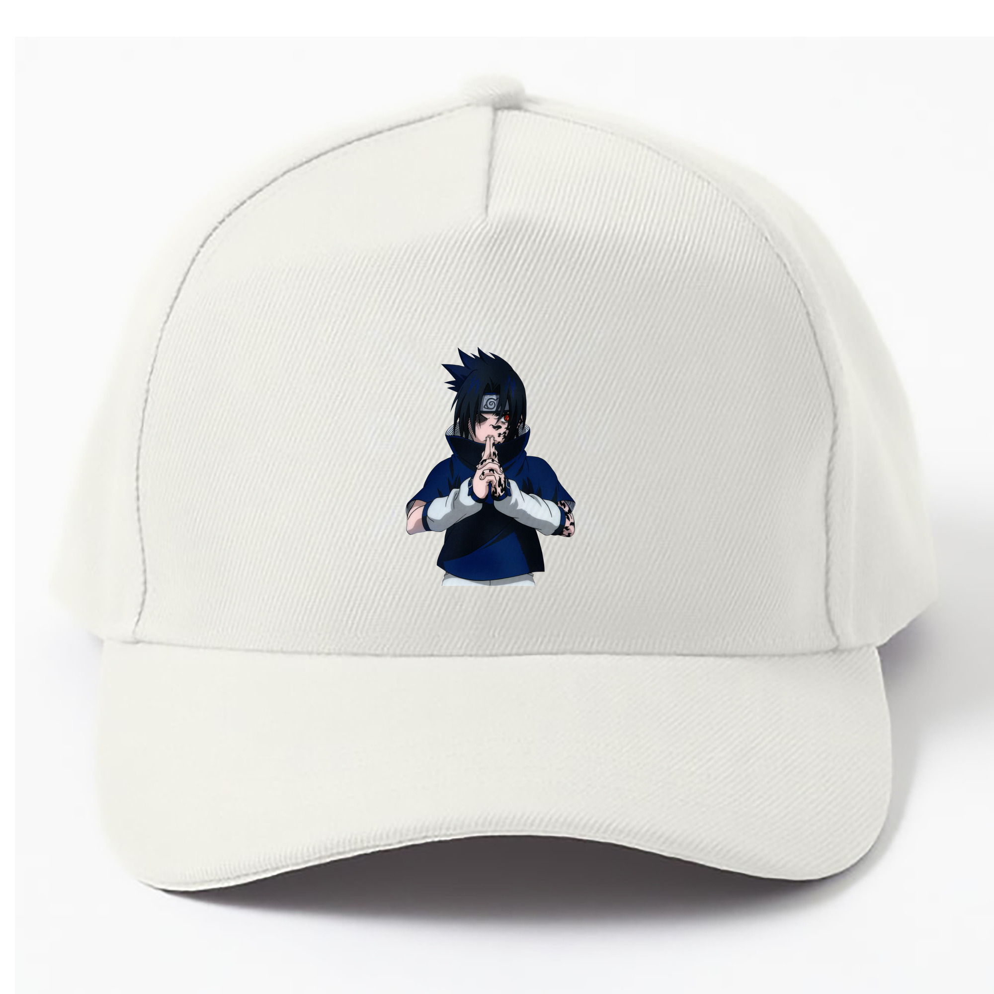 （画像用） NARUTO -ナルト- うちは サスケ Uchiha Sasuke ベースボールキャップ 綿100％ 男女兼用 帽子 スポーツ