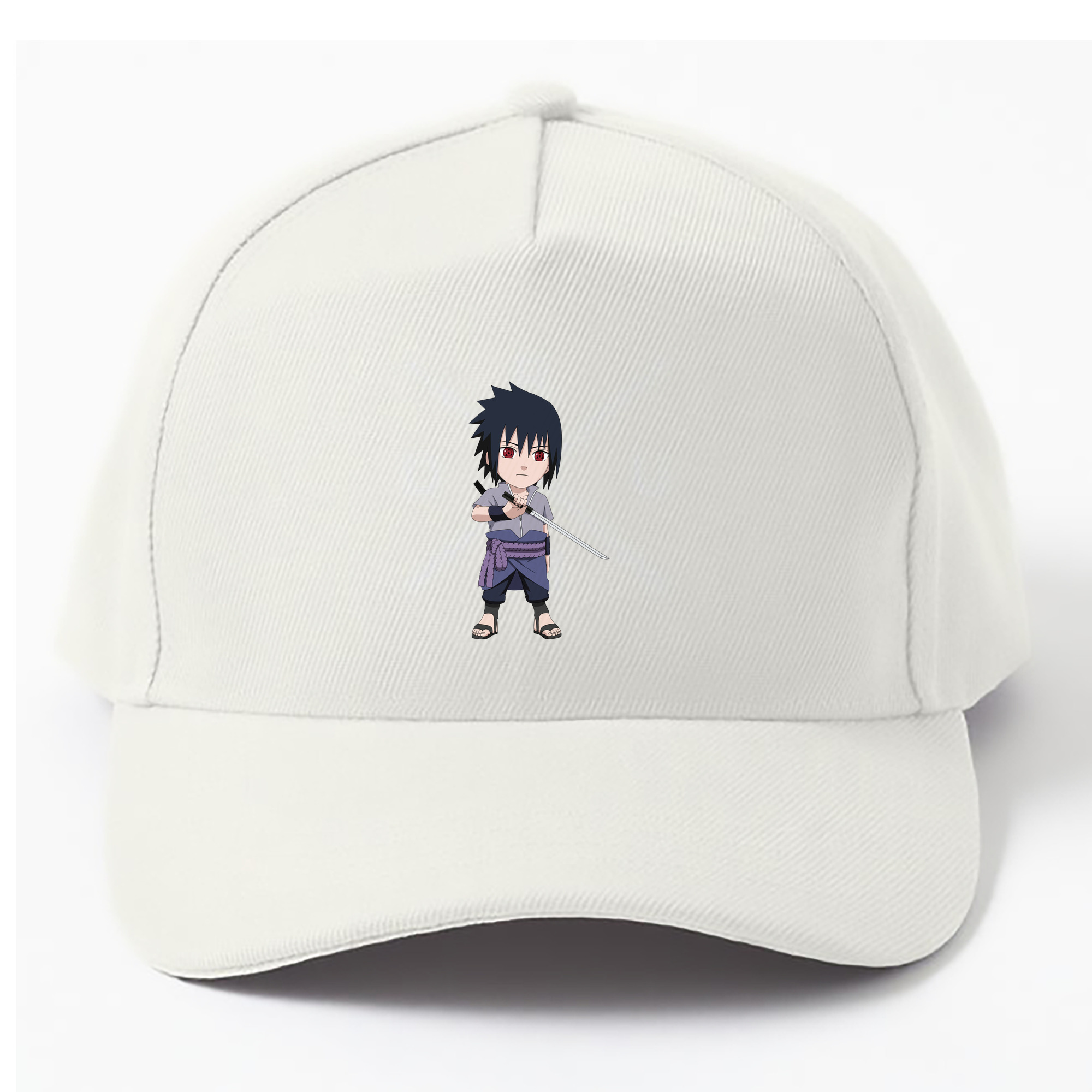 （画像用） NARUTO -ナルト- うちは サスケ Uchiha Sasuke ベースボールキャップ 綿100％ 男女兼用 帽子 スポーツ