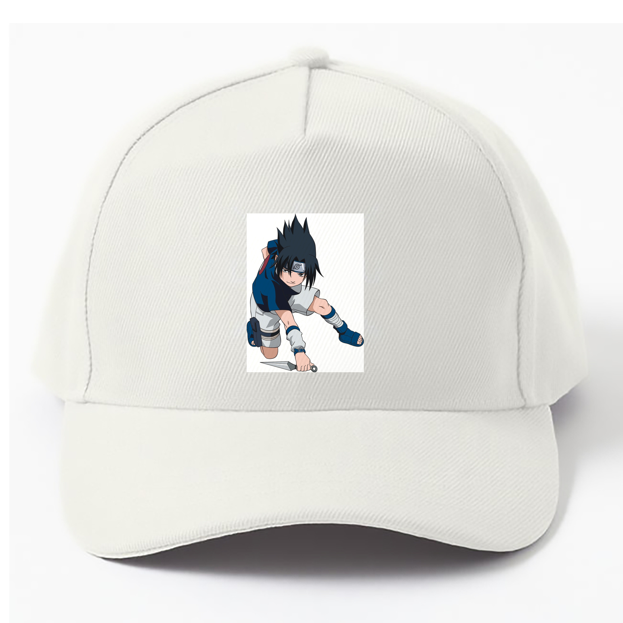 （画像用） NARUTO -ナルト- うちは サスケ Uchiha Sasuke ベースボールキャップ 綿100％ 男女兼用 帽子 スポーツ