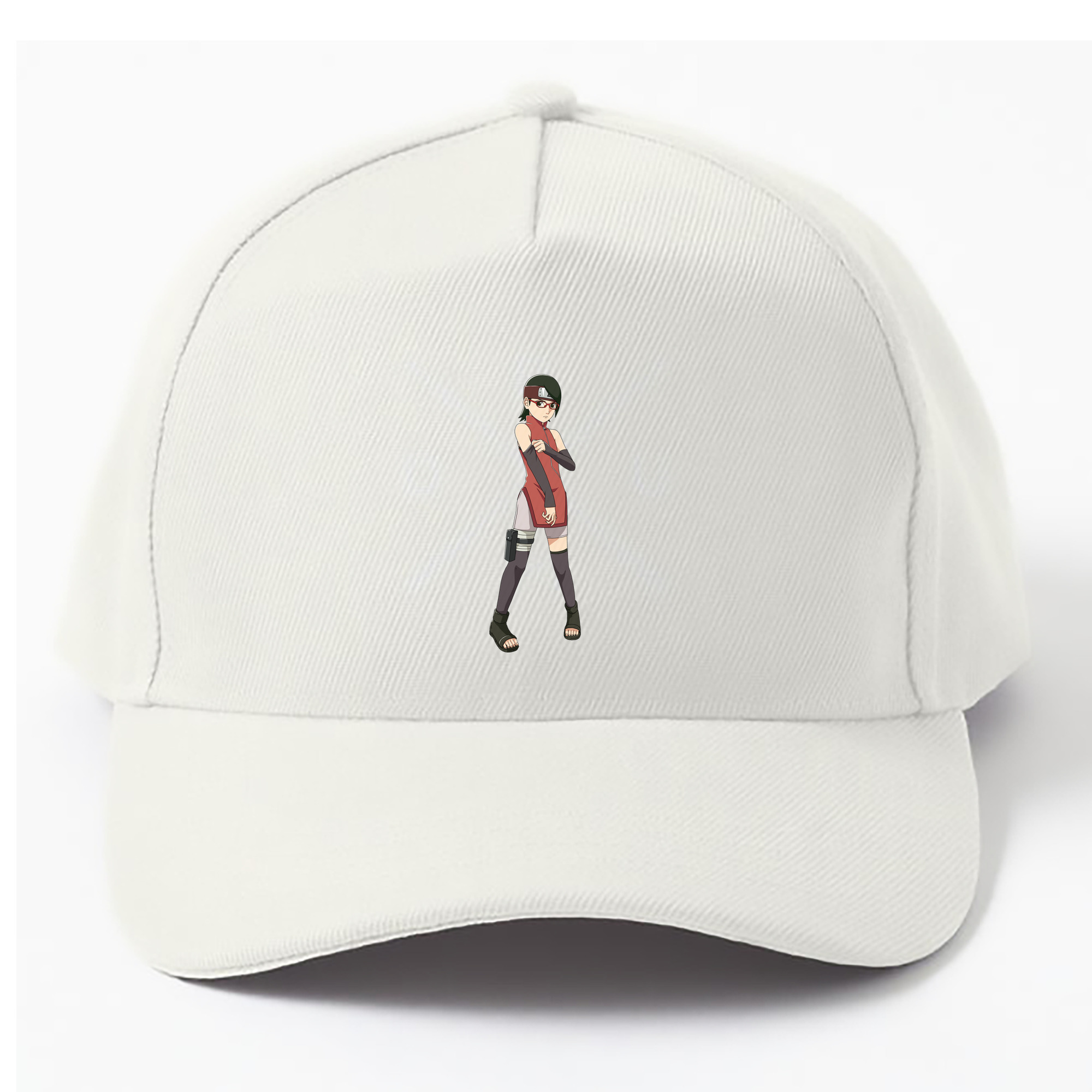 （画像用） NARUTO -ナルト- うちは サラダ Uchiha Sarada ベースボールキャップ 綿100％ 男女兼用 帽子 スポーツ