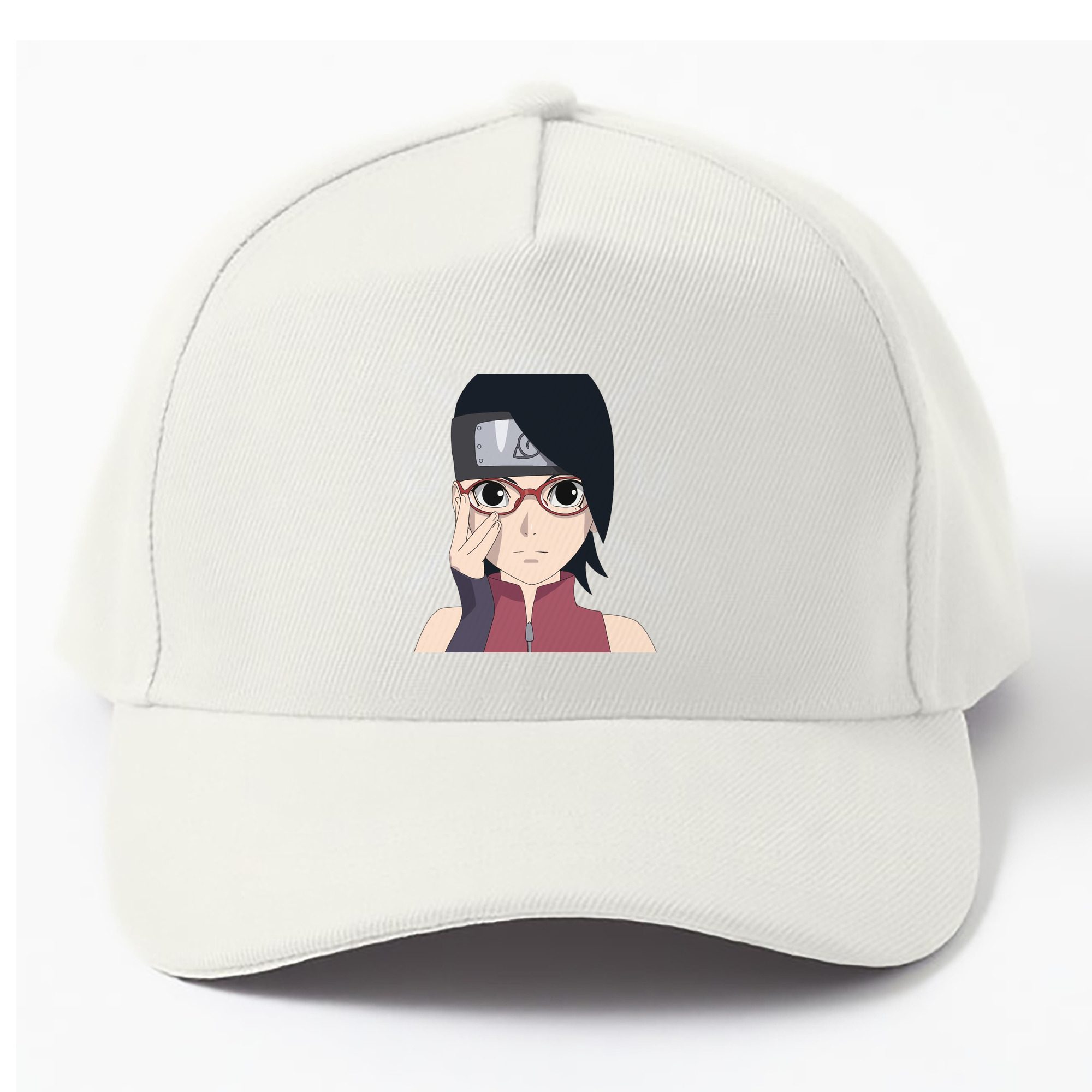 （画像用） NARUTO -ナルト- うちは サラダ Uchiha Sarada ベースボールキャップ 綿100％ 男女兼用 帽子 スポーツ
