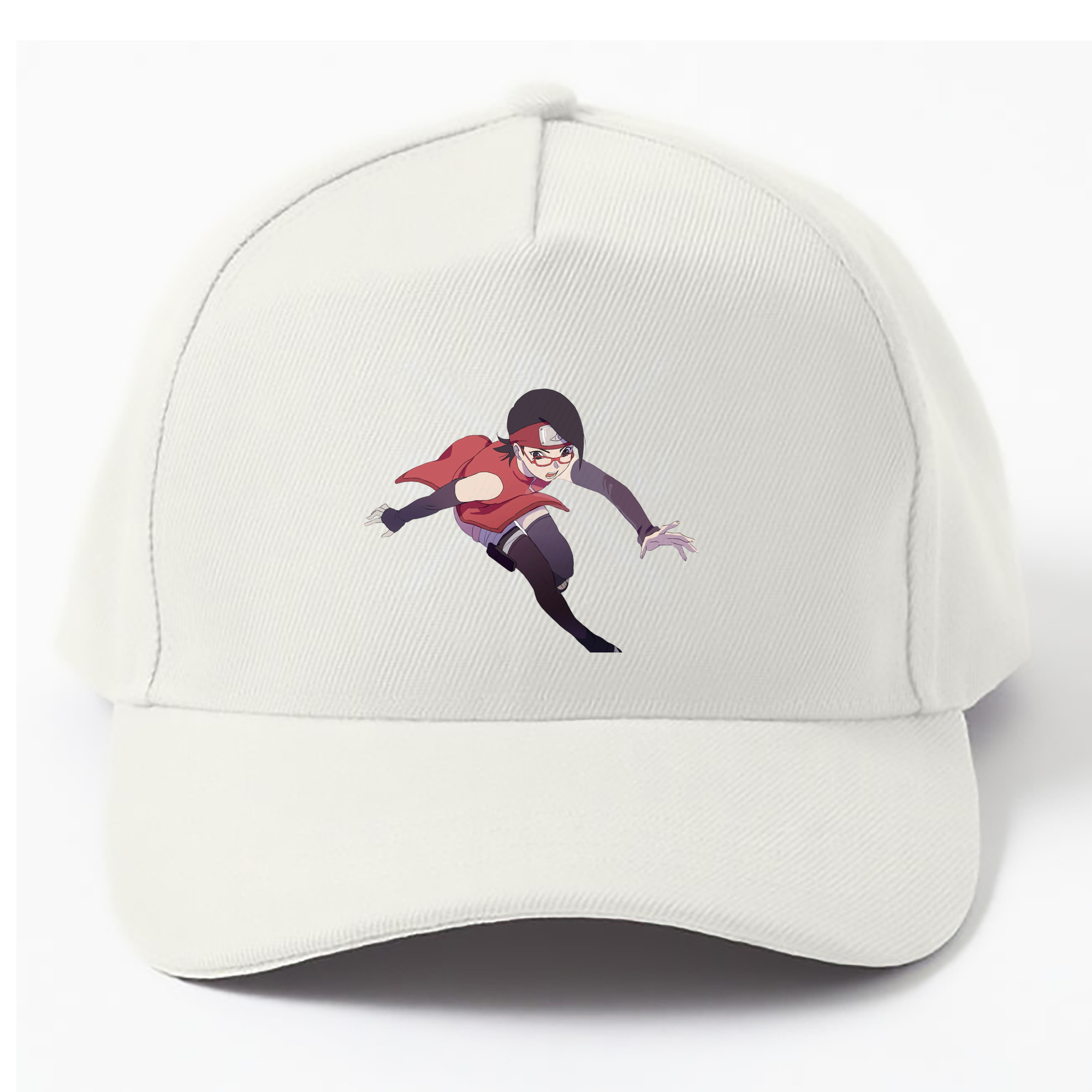 （画像用） NARUTO -ナルト- うちは サラダ Uchiha Sarada ベースボールキャップ 綿100％ 男女兼用 帽子 スポーツ